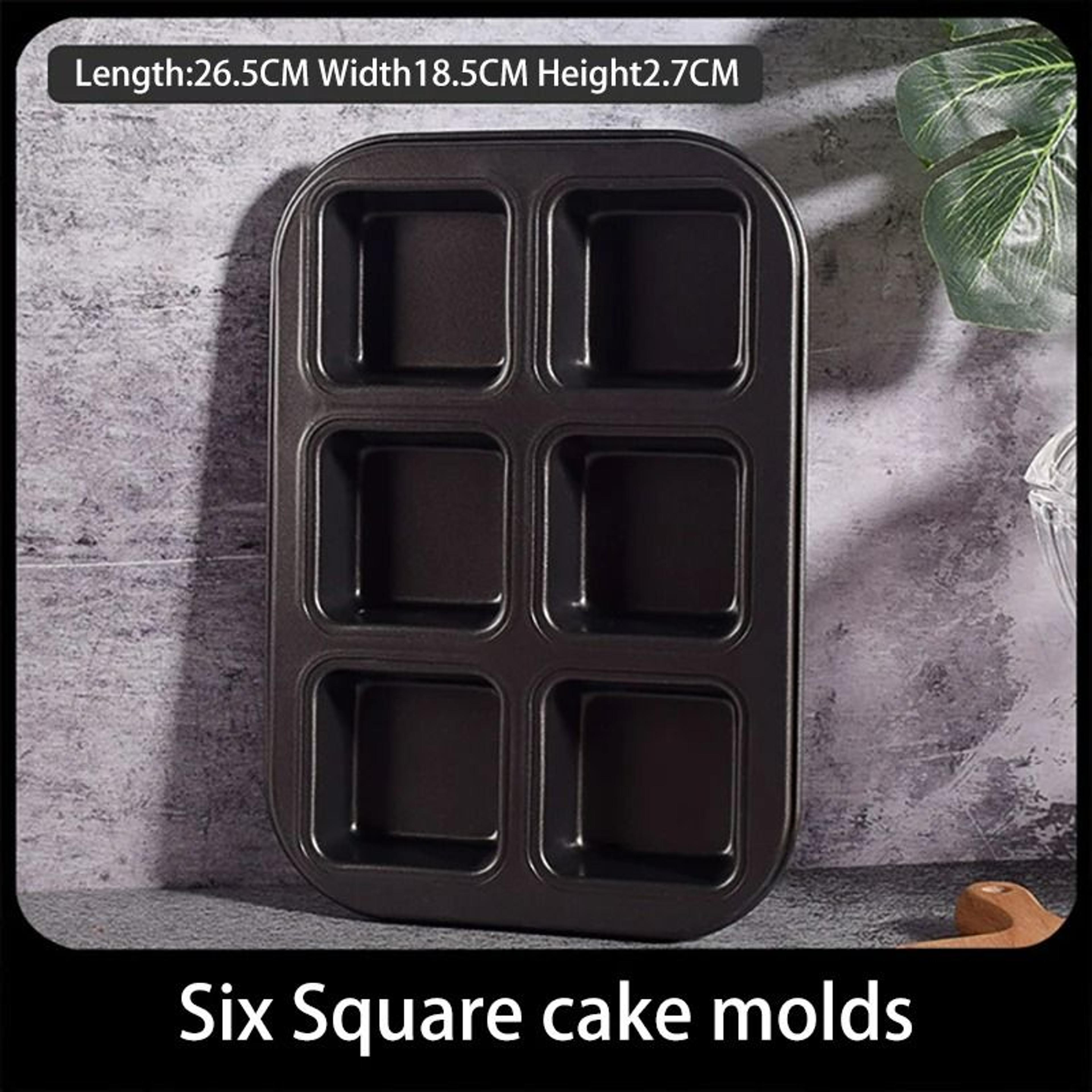NonStick MultiGrid Square Cake  Mini Bread Pan 9
