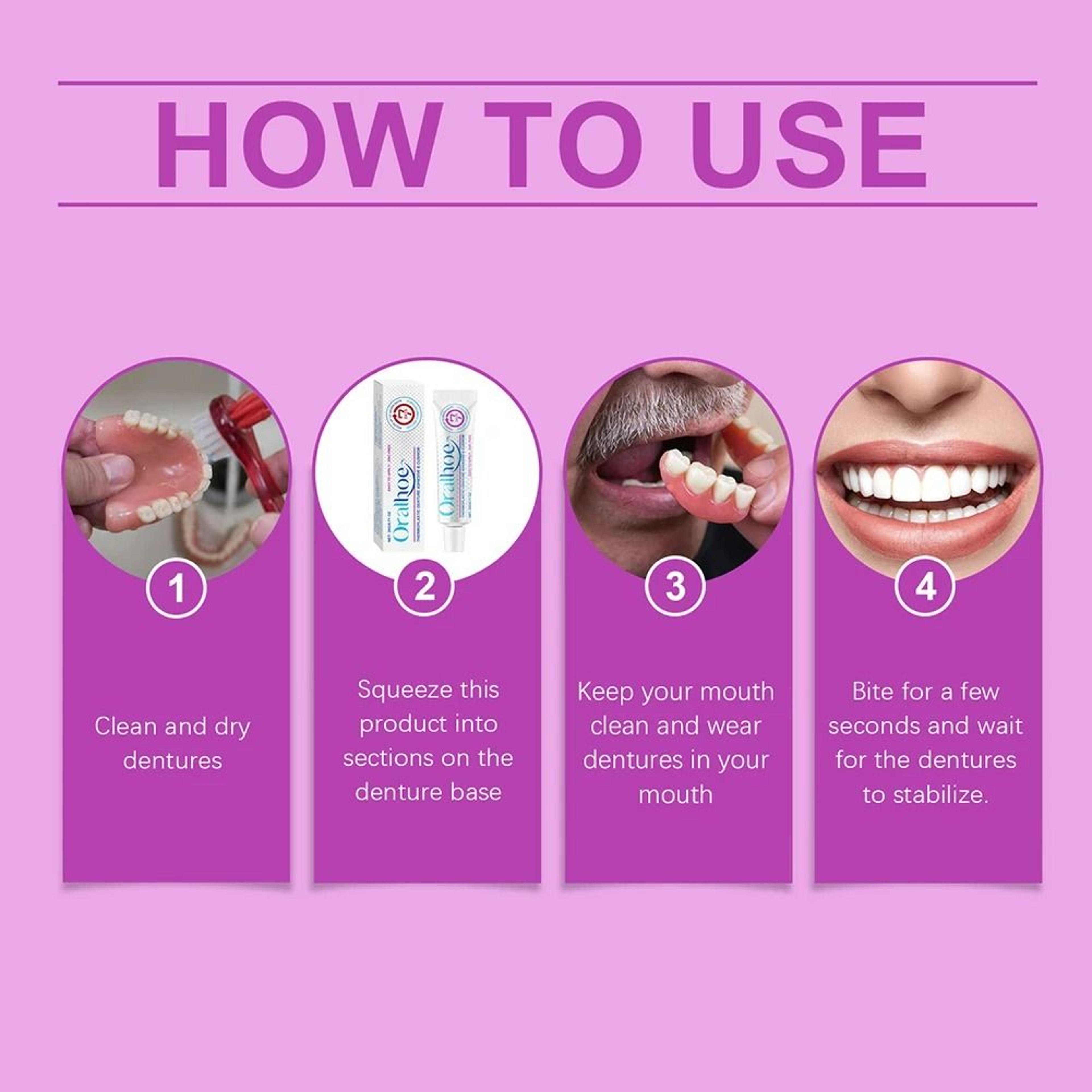 Thermoplastic Denture Reliner Adhesive Cream 5