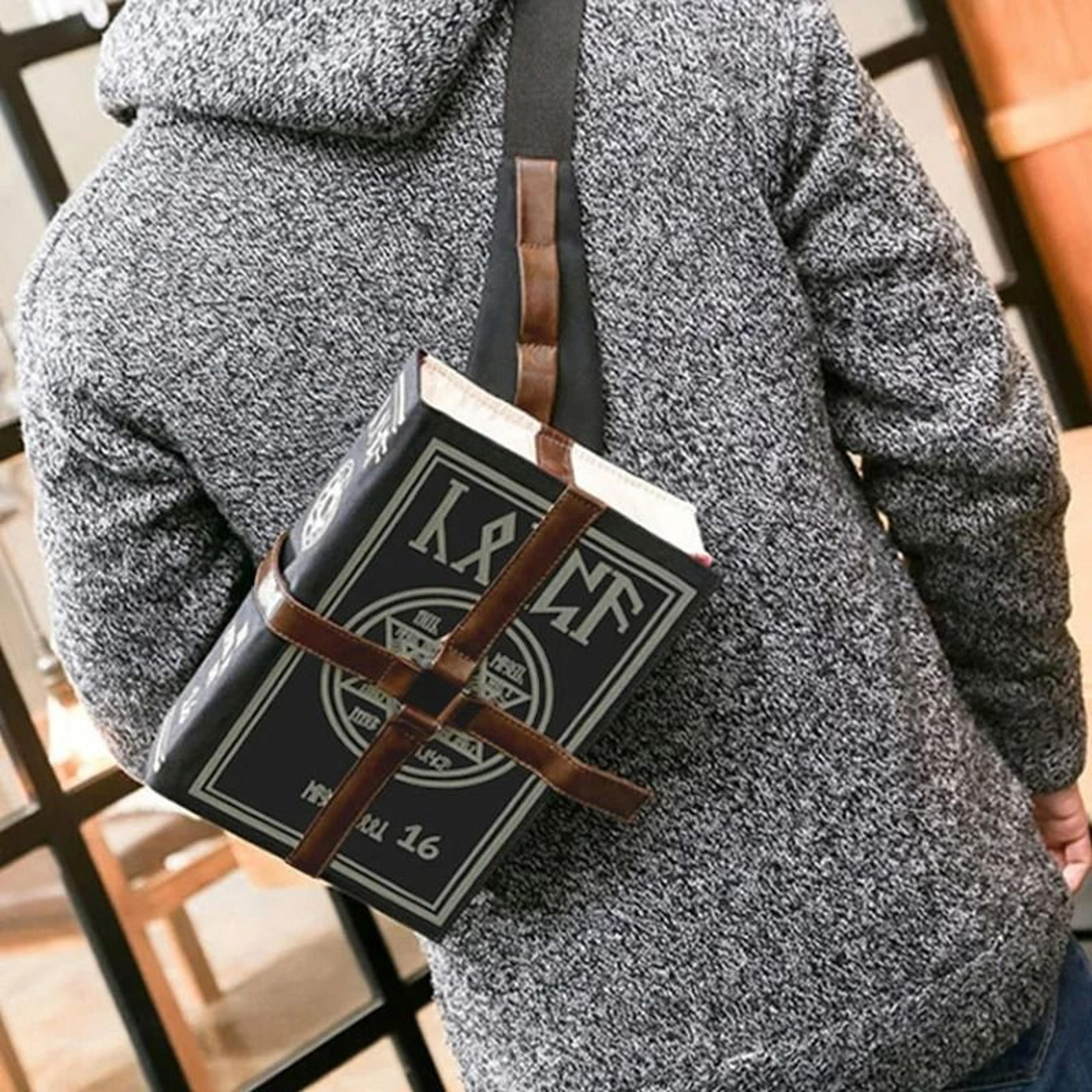 Gothic Magic Spell Book Messenger Crossbody Bag 1