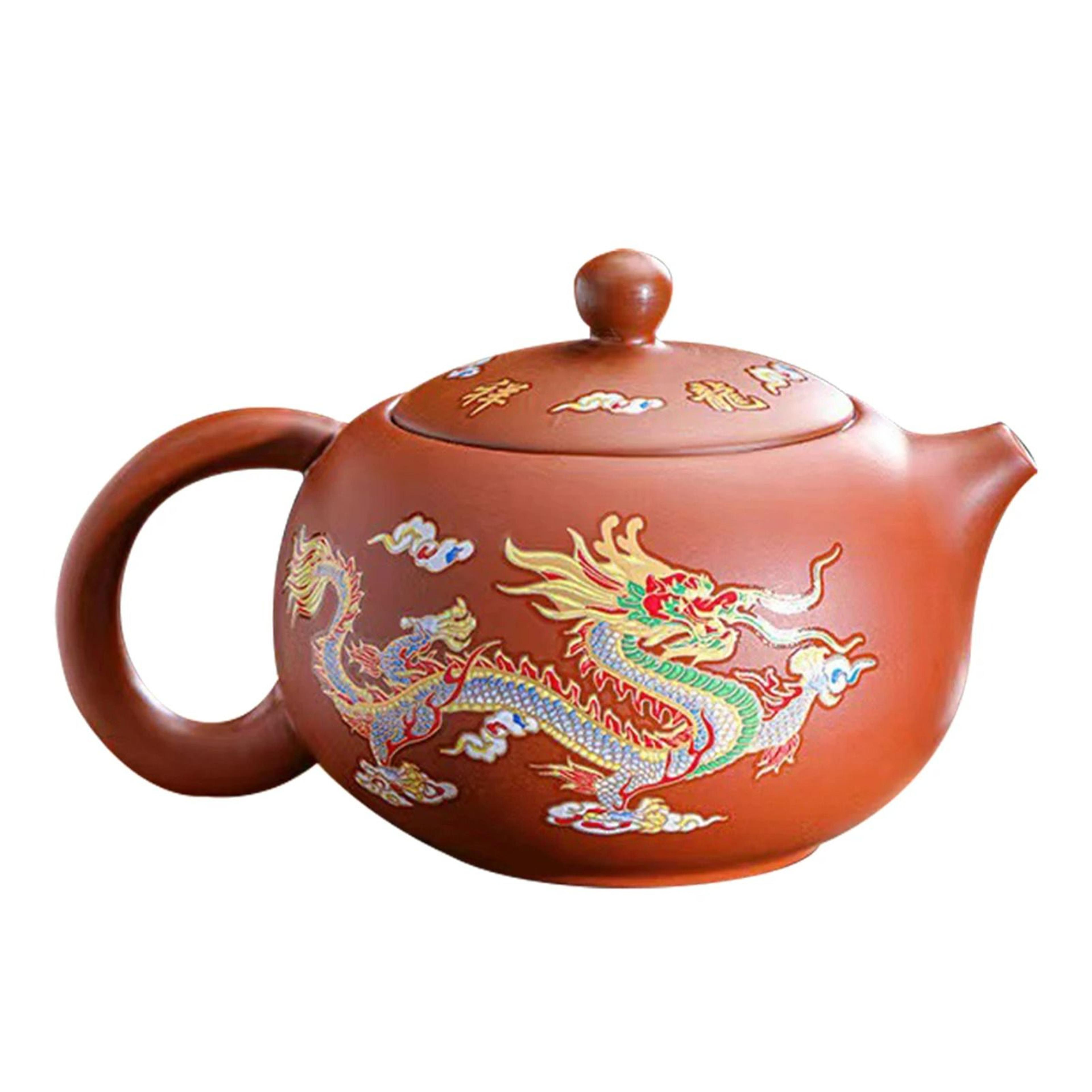 ColorChanging Purple Clay Teapot Set 13