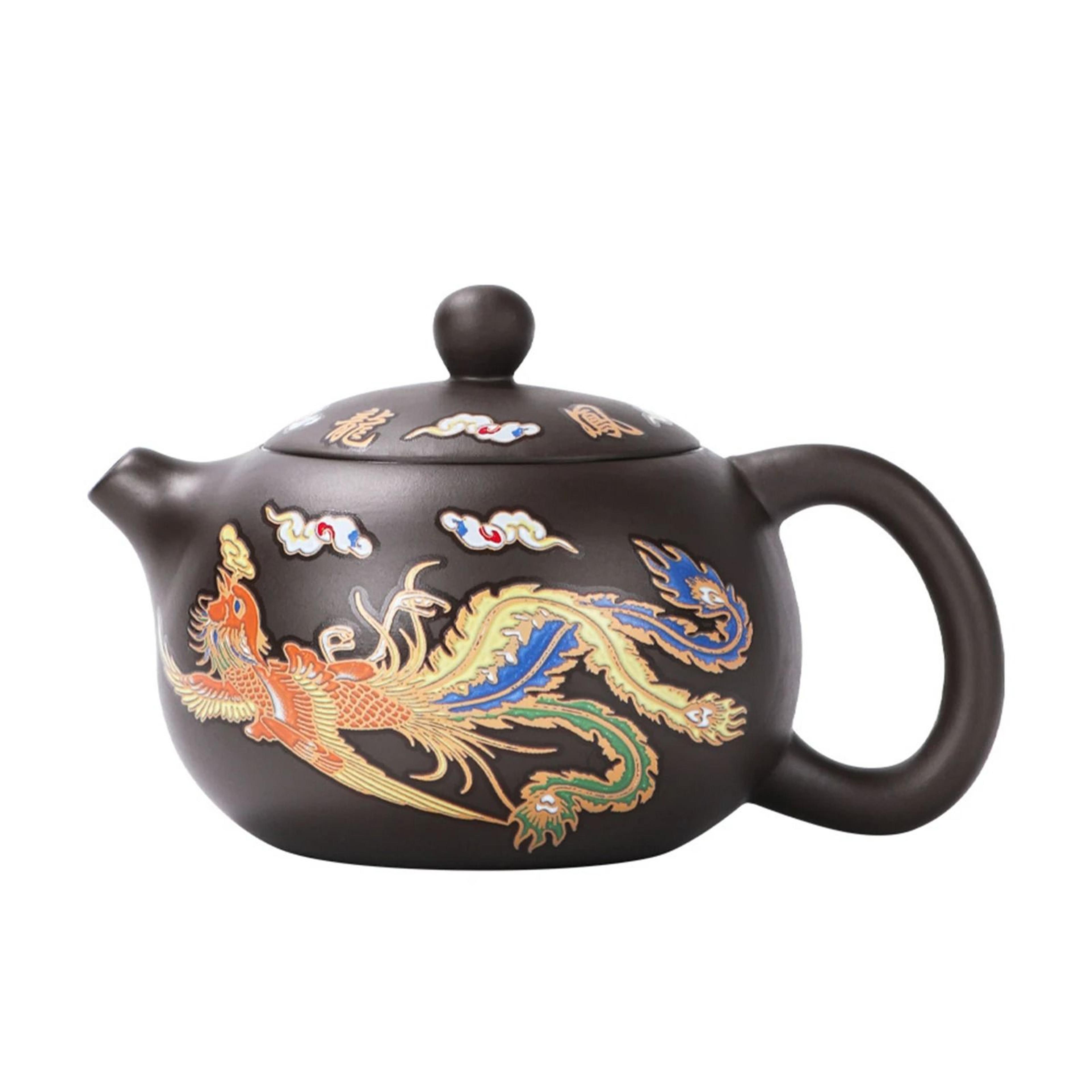ColorChanging Purple Clay Teapot Set 14