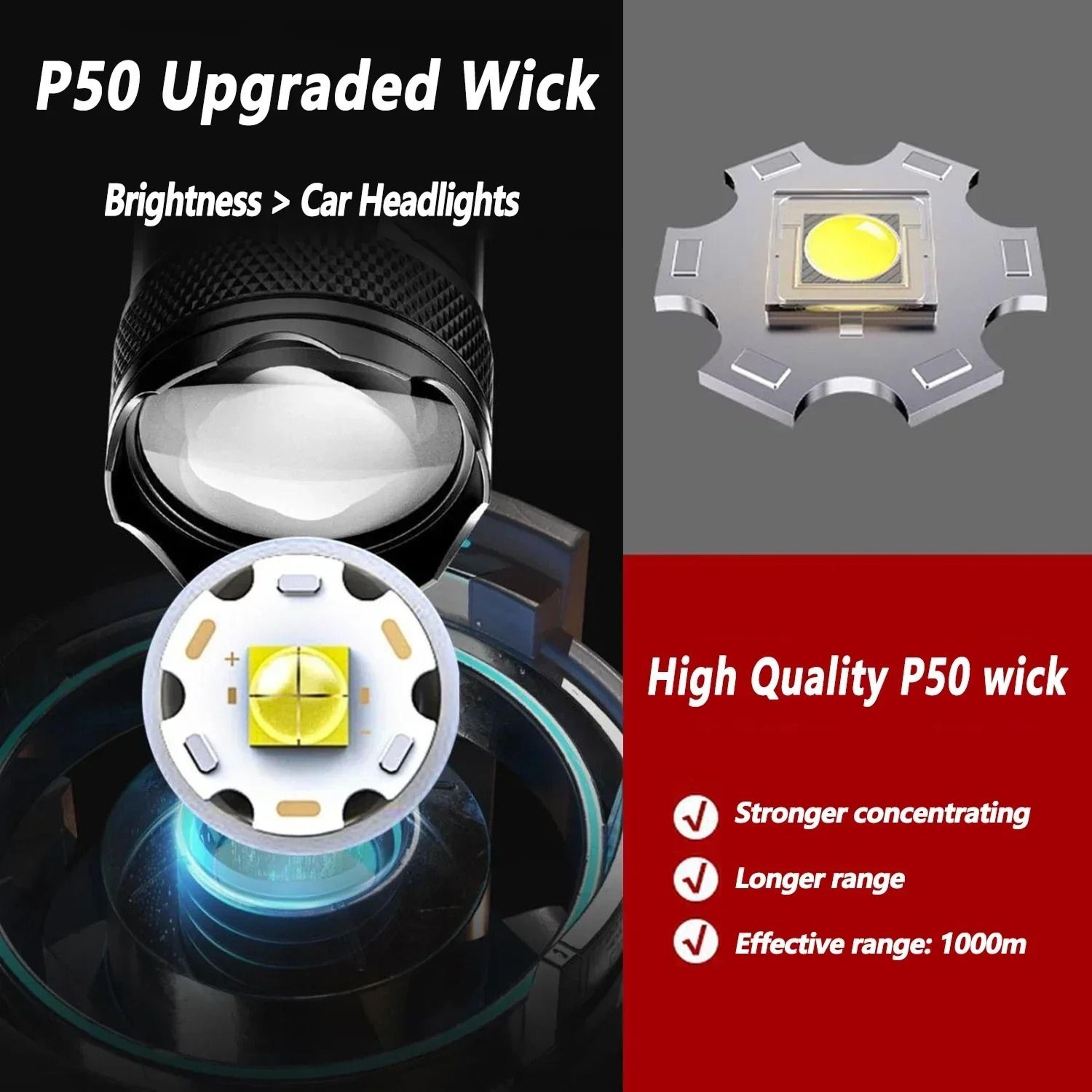 P50 UltraBright Tactical LED Flashlight 3