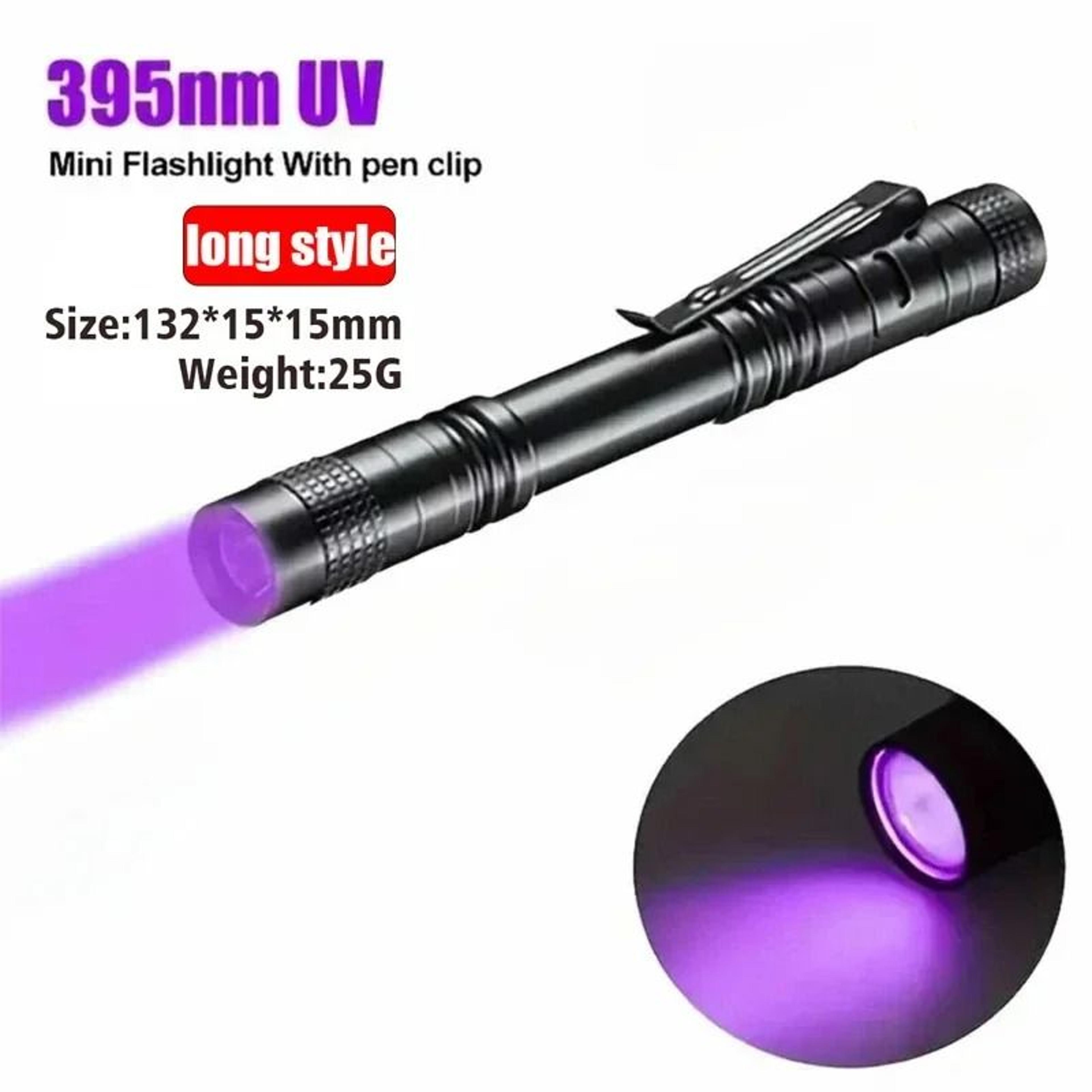 395nm Portable UV Flashlight  Inspection Torch 7
