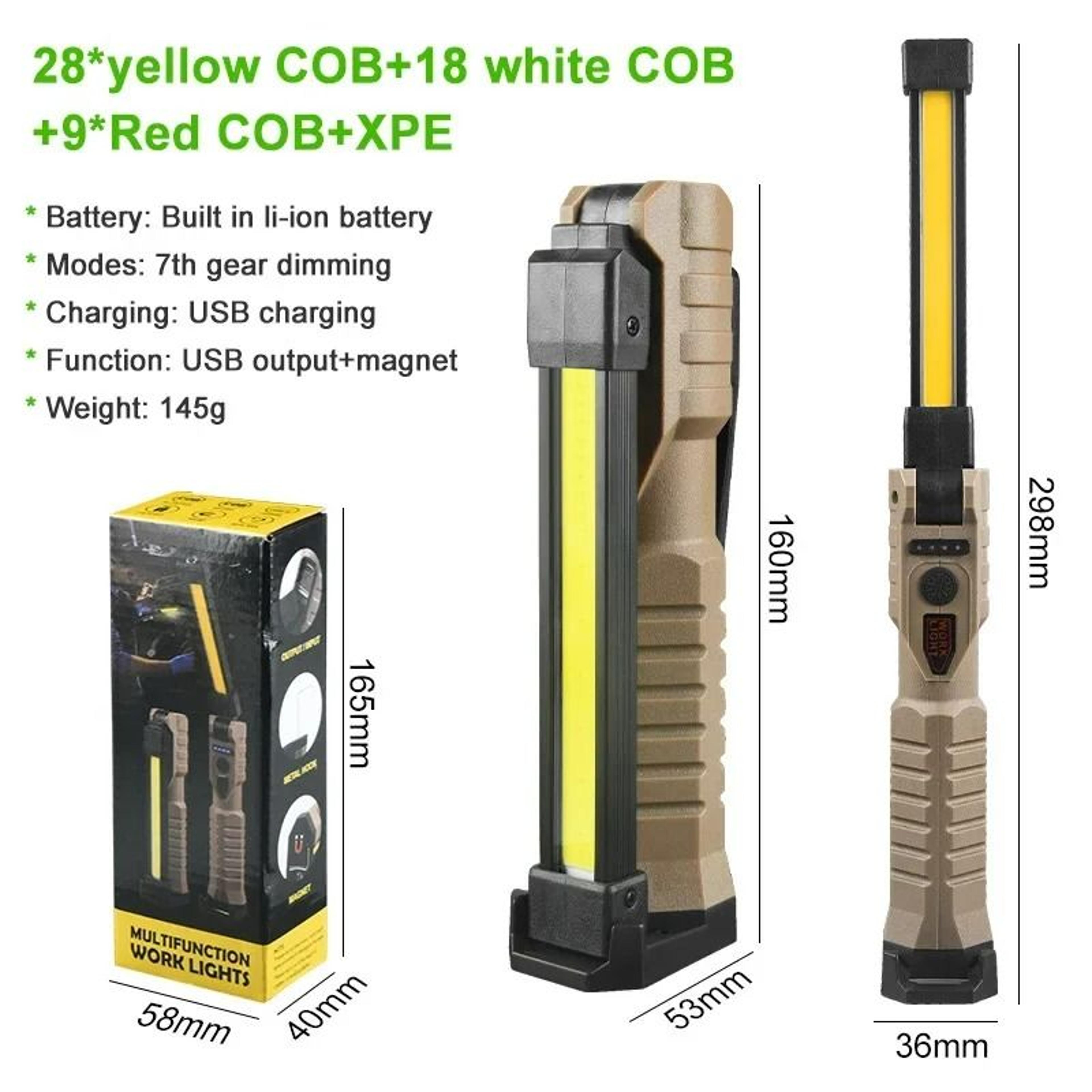 Pocket Magnetic COB LED Work Light 5
