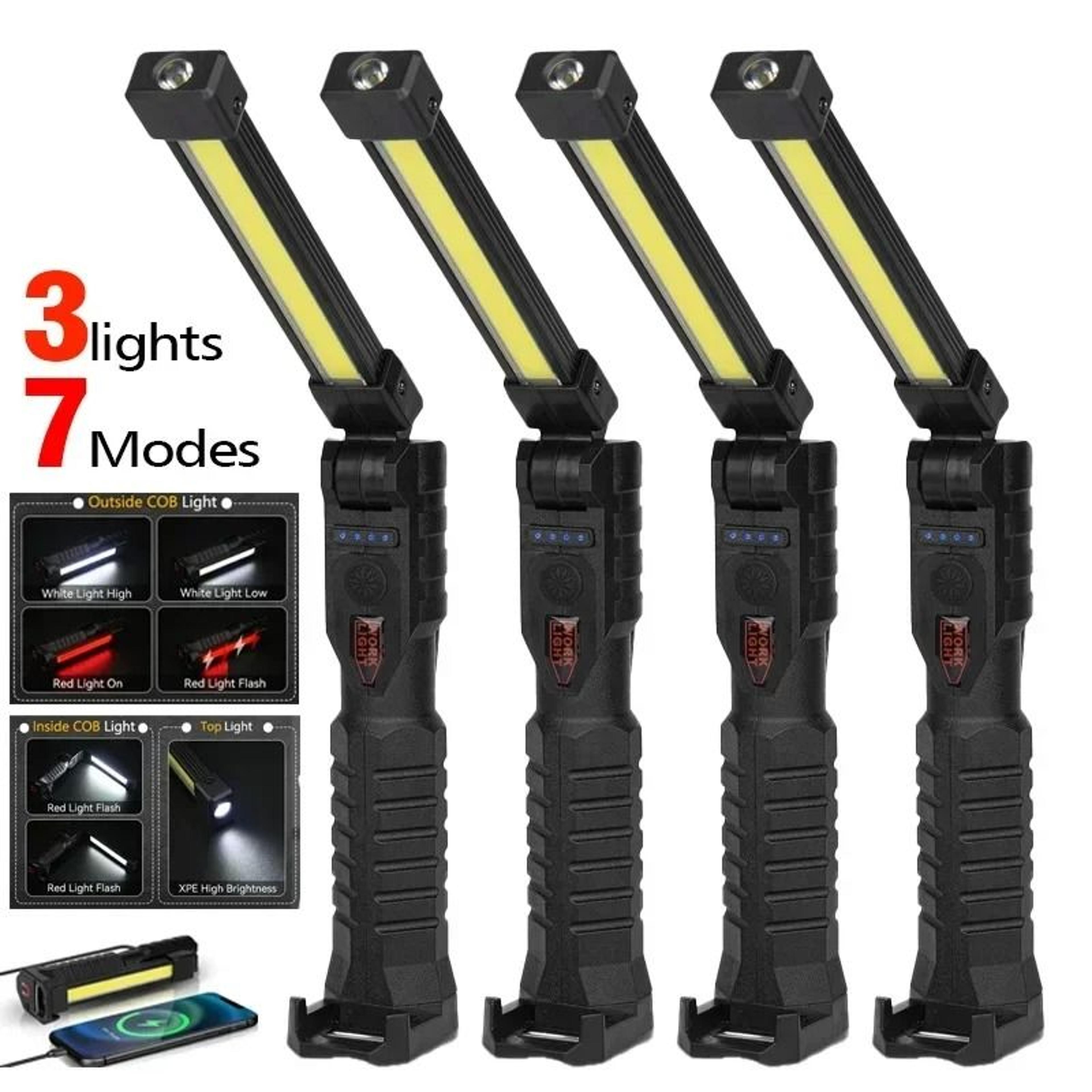 7Mode Foldable COB LED Work Light 1