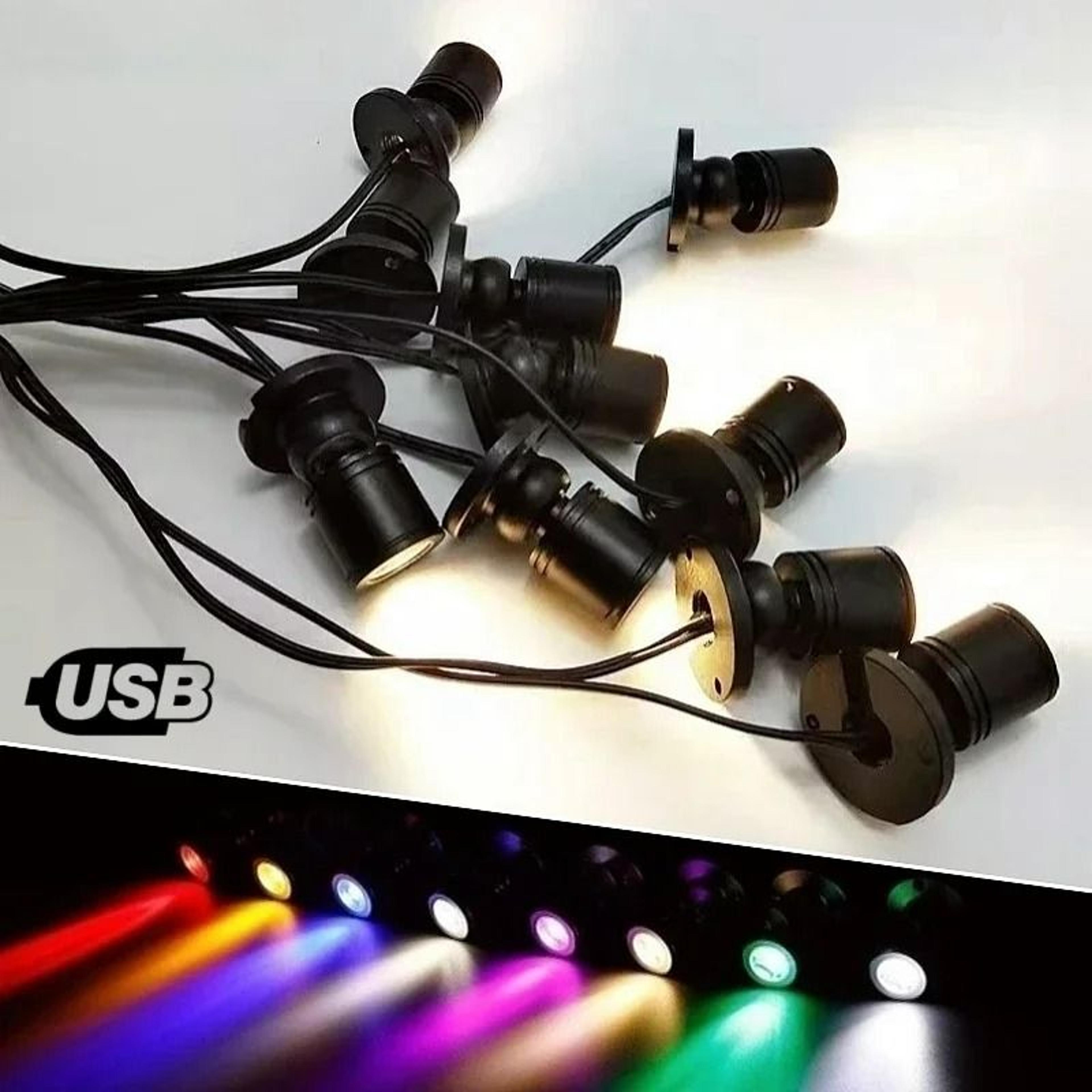 USBPowered Mini LED Showcase Spotlight 0