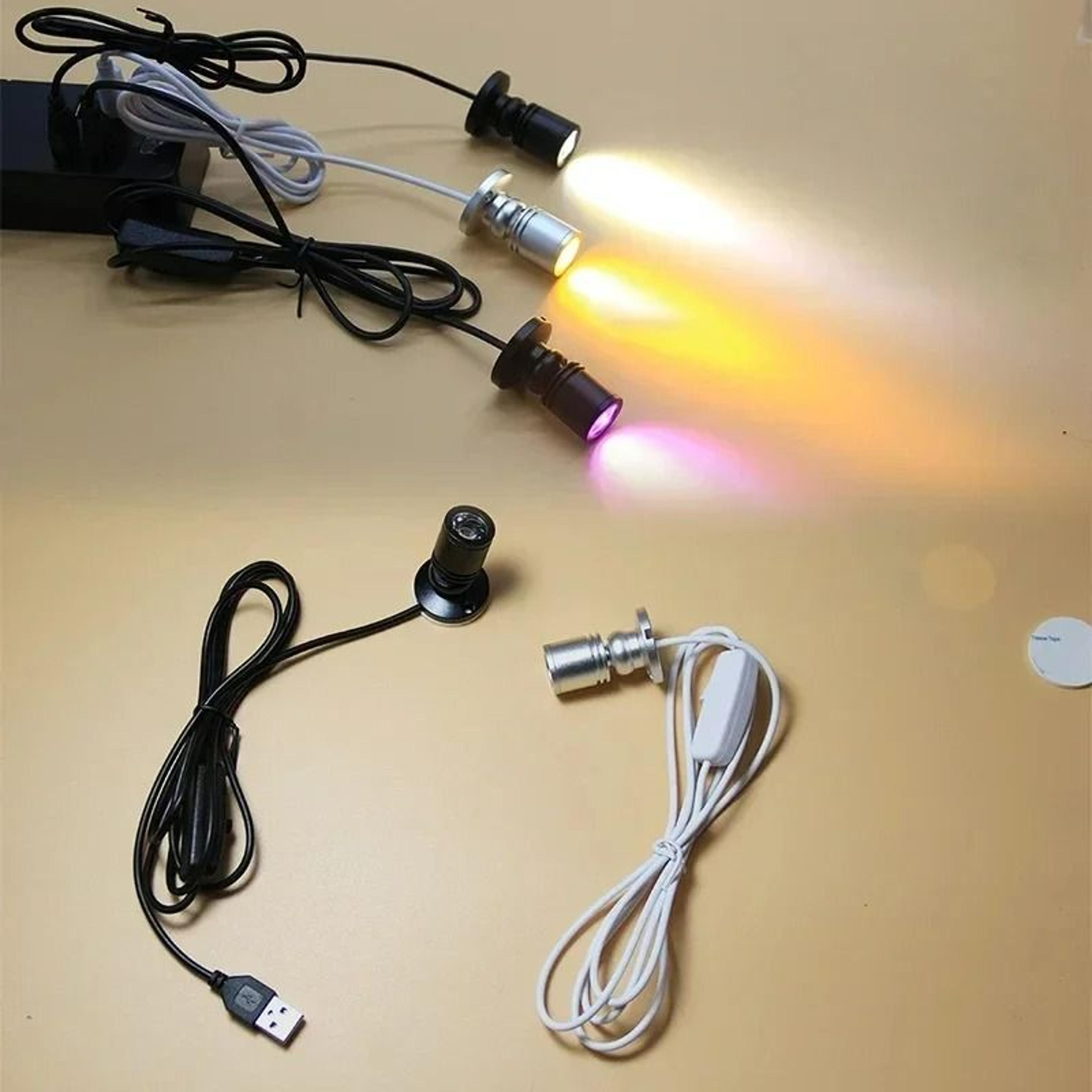USBPowered Mini LED Showcase Spotlight 4