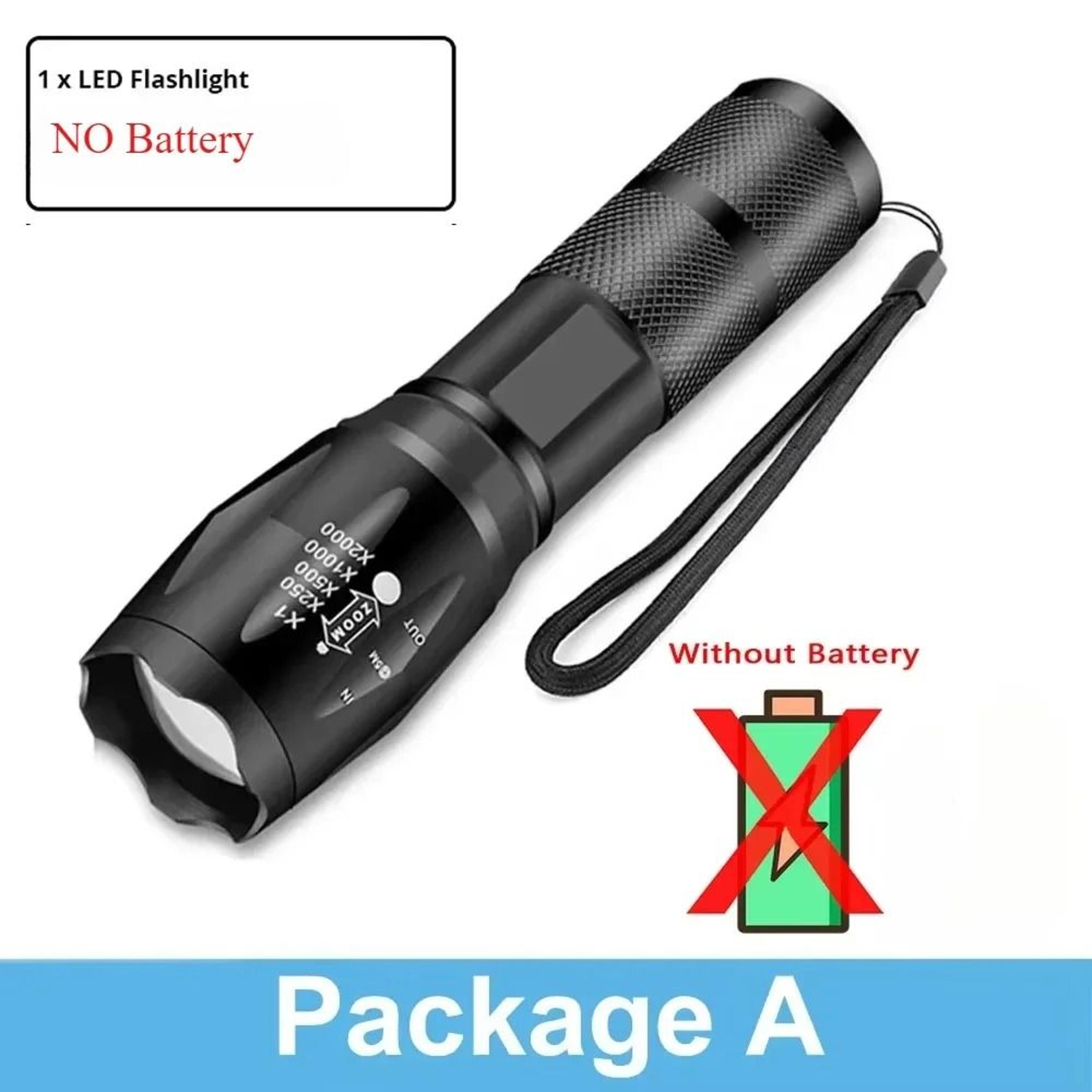 Max 5Mode Tactical Zoom LED Flashlight 7