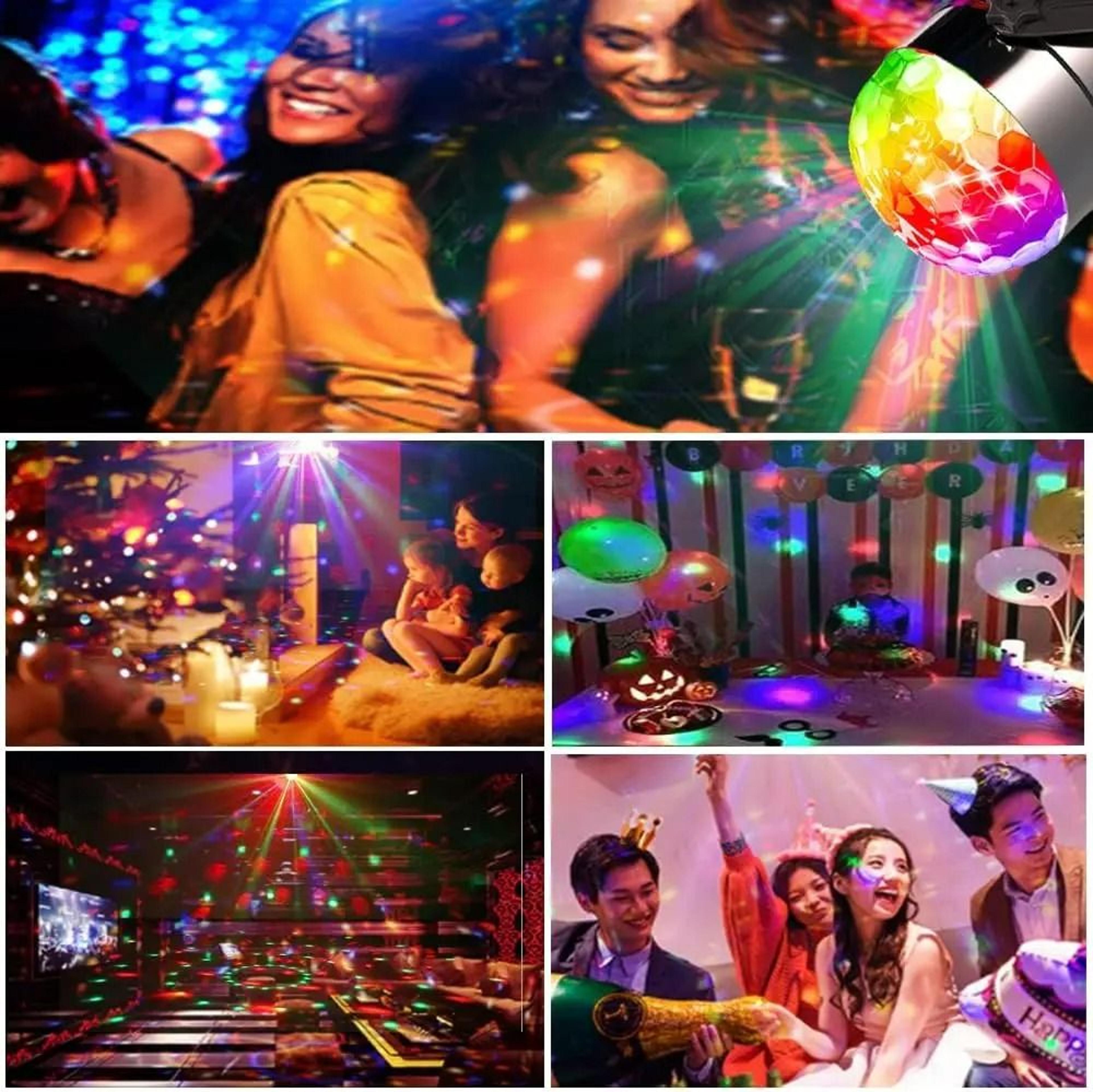 RemoteControlled RGB Disco Ball  Stage Strobe Light 4