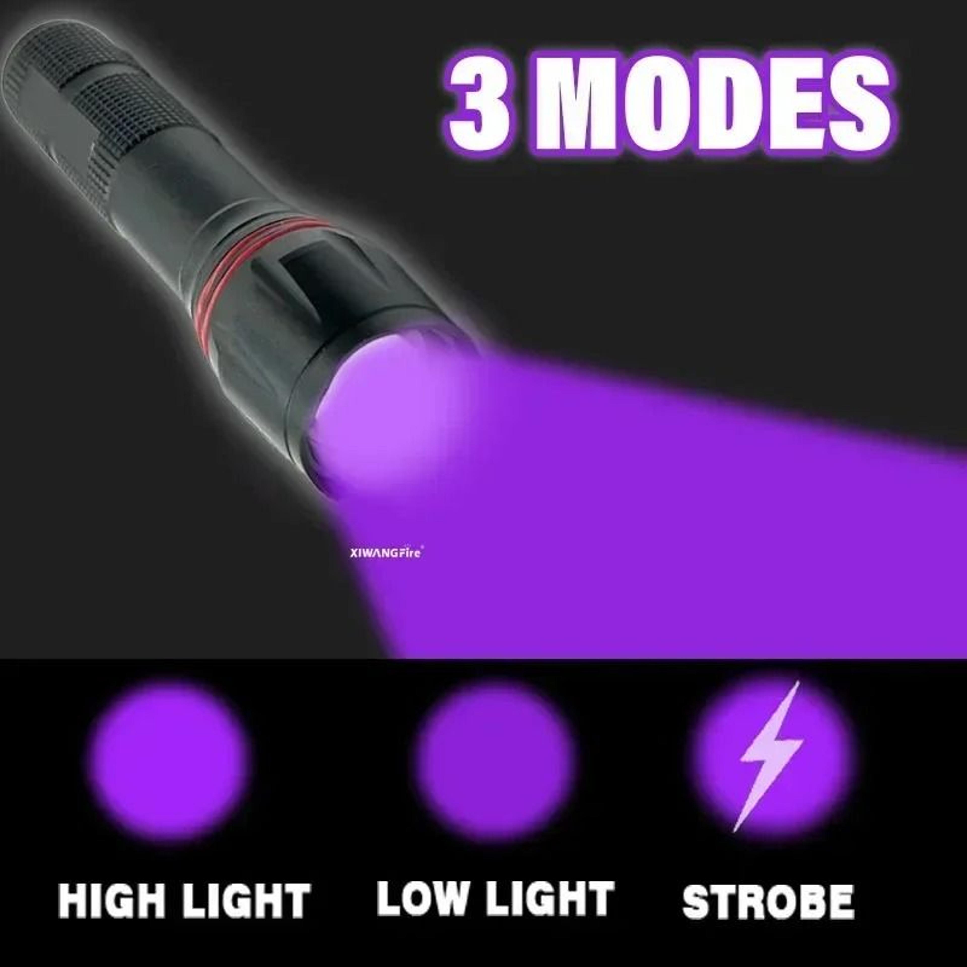 395nm Zoomable UV Inspection Flashlight 2