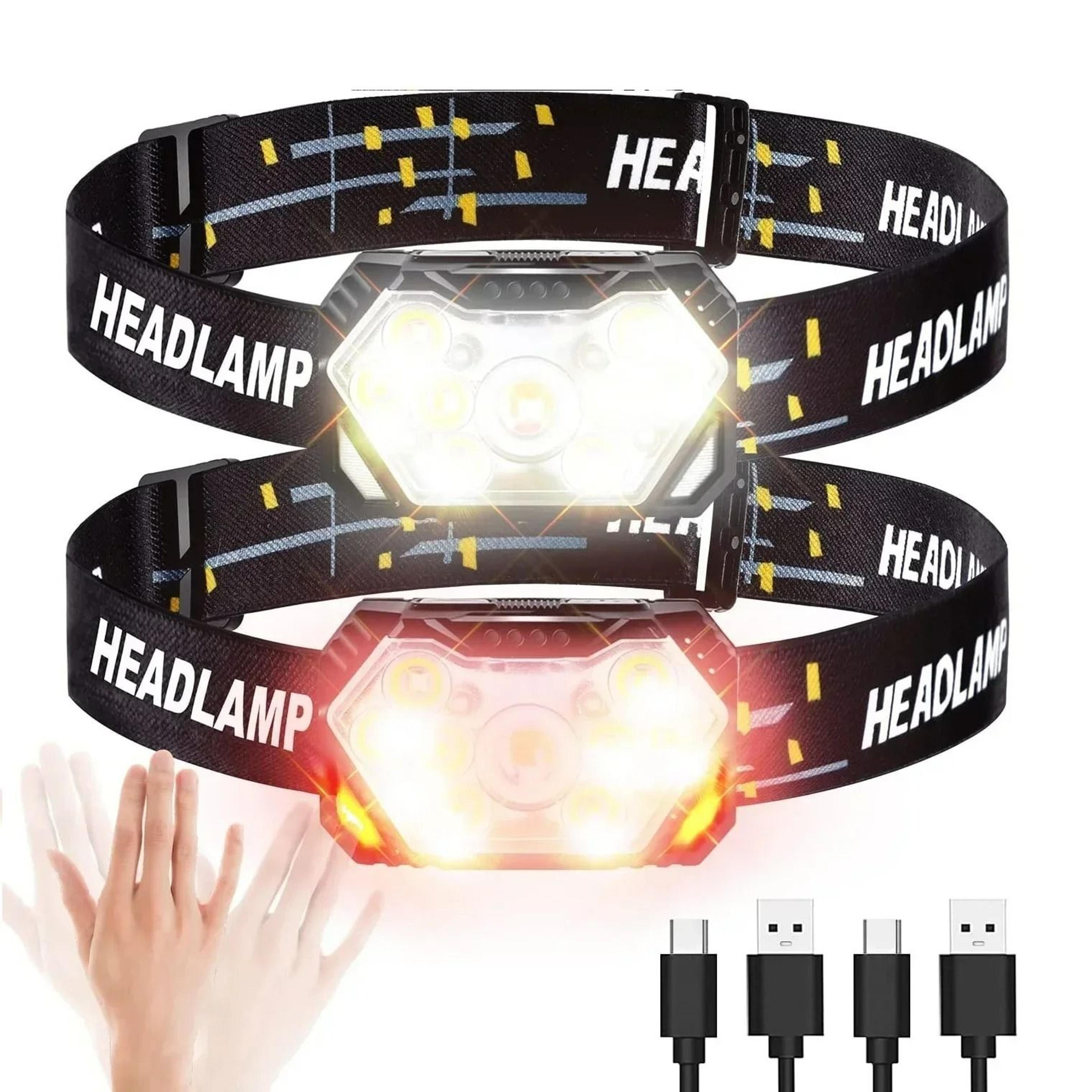 2Pack 9LED HandsFree Motion Sensor Headlamps 1