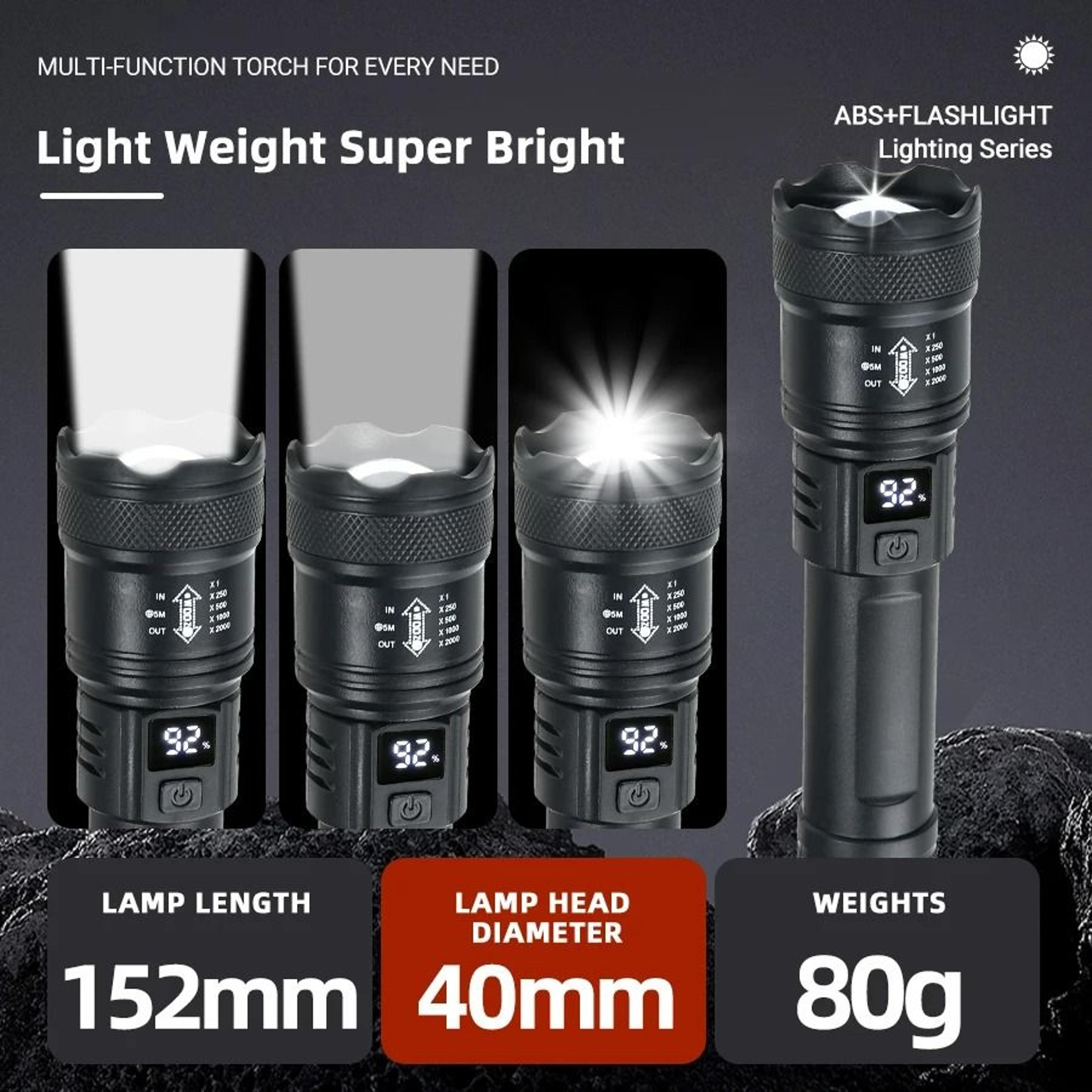 Max HighPower Tactical LED Flashlight 5
