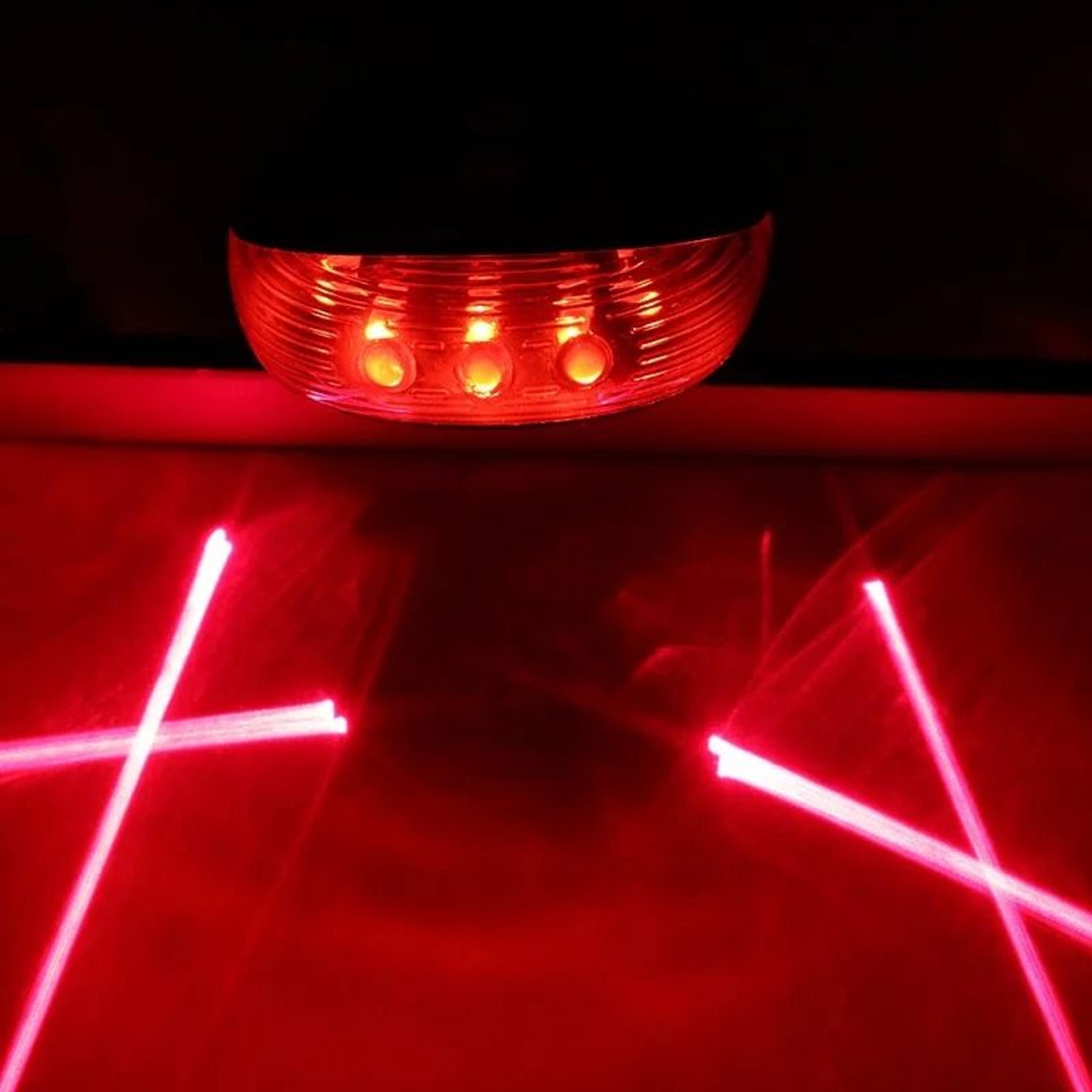 Laser Guide Waterproof LED Bike Taillight 7
