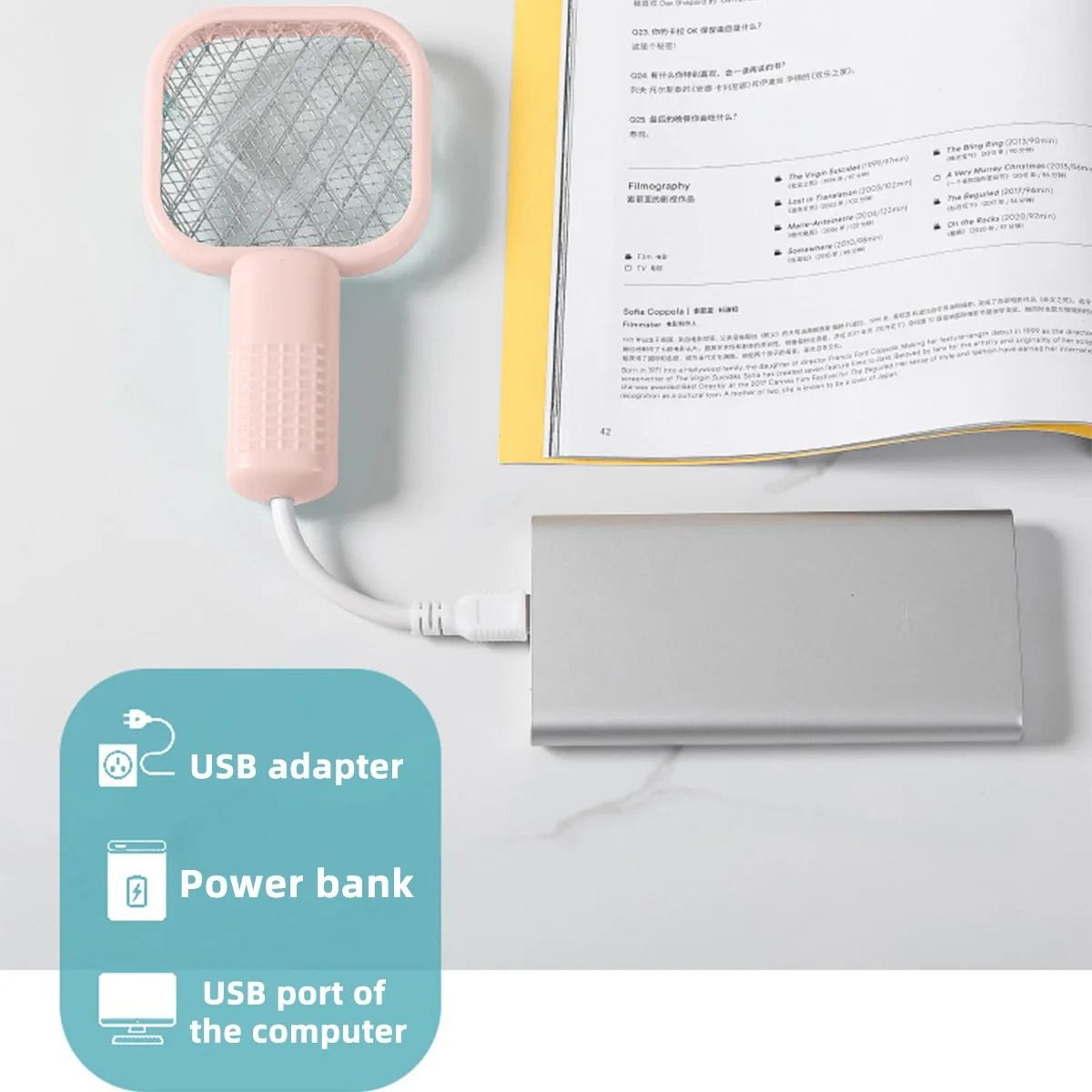 2in1 Portable UV Bug Zapper  Fly Swatter 3