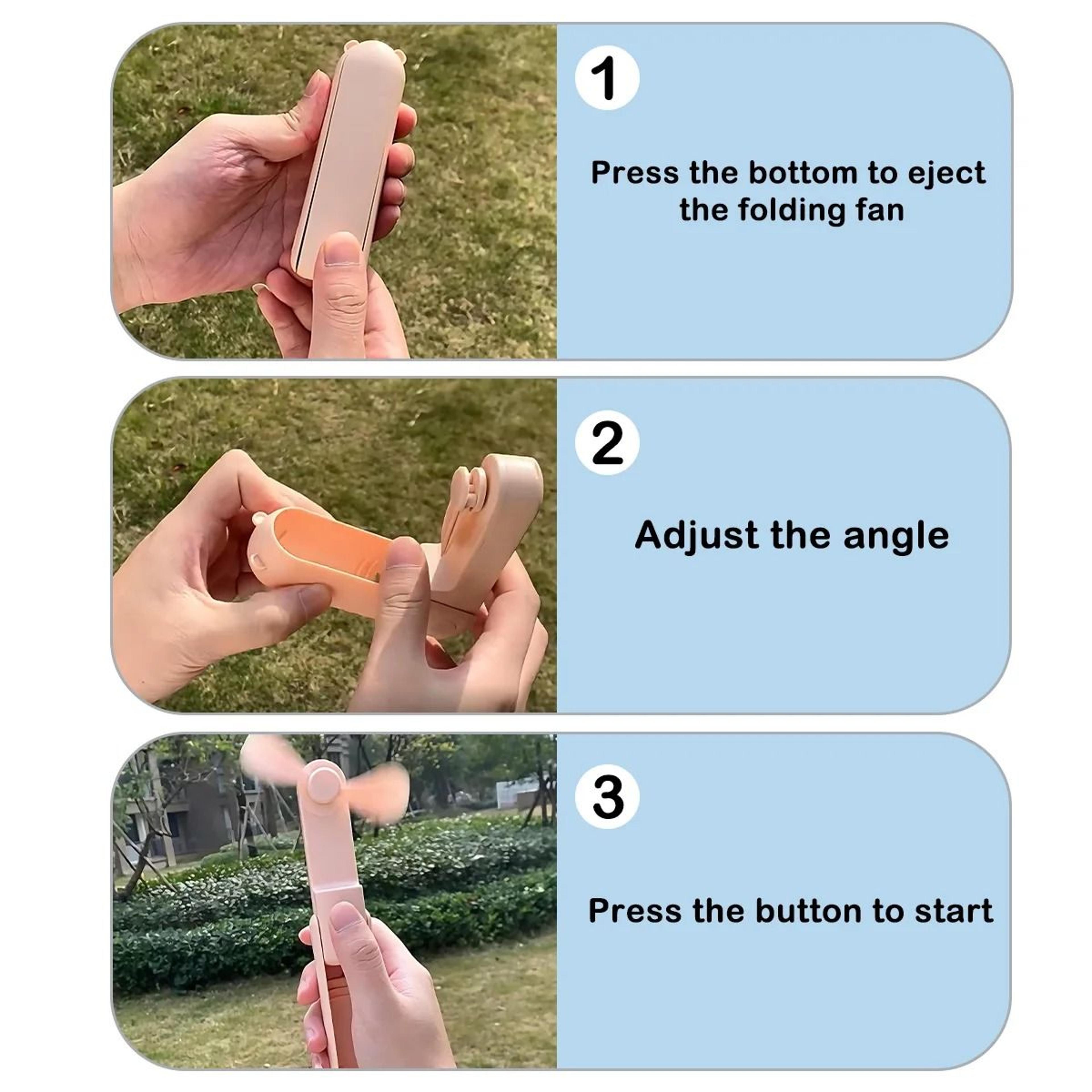 Super Mini Portable Travel Fan 5