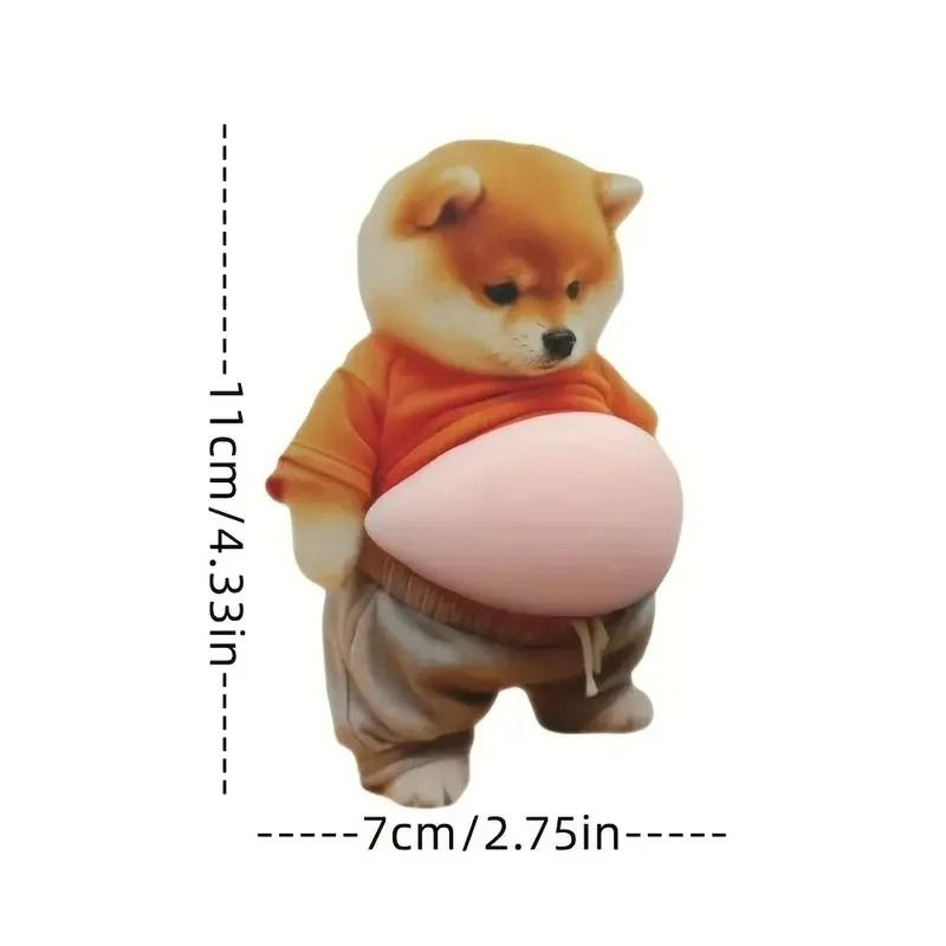 3D Chubby Shiba Inu Silicone Sticker Set 2