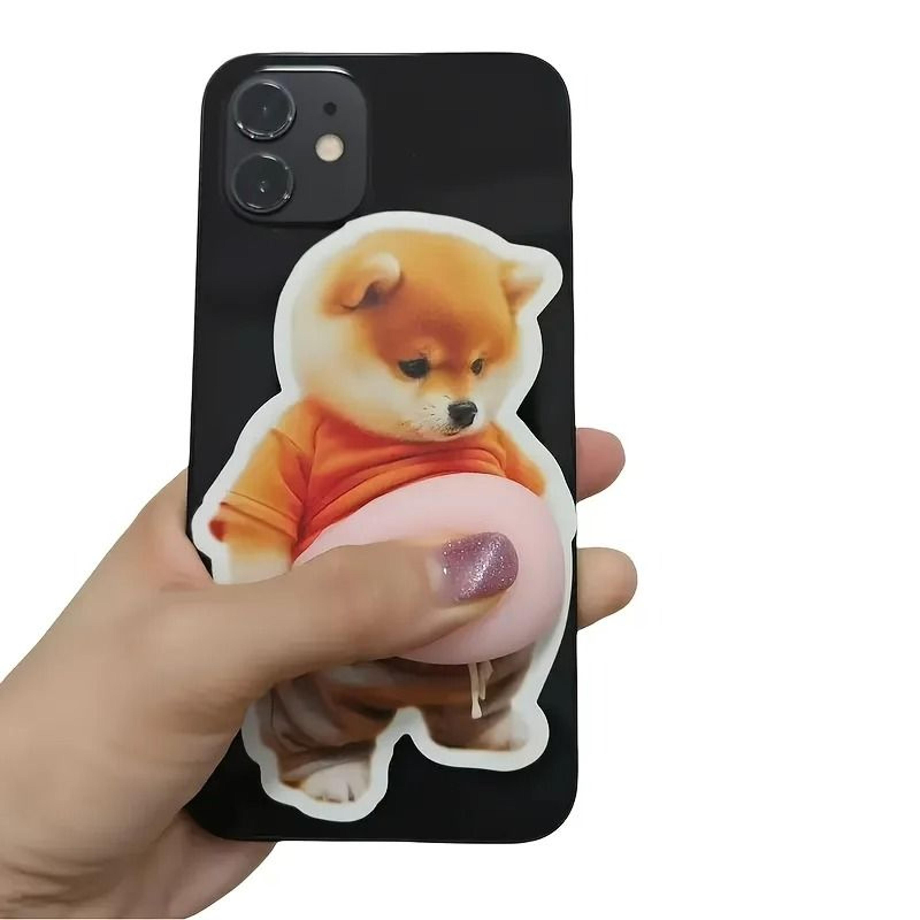 3D Chubby Shiba Inu Silicone Sticker Set 4