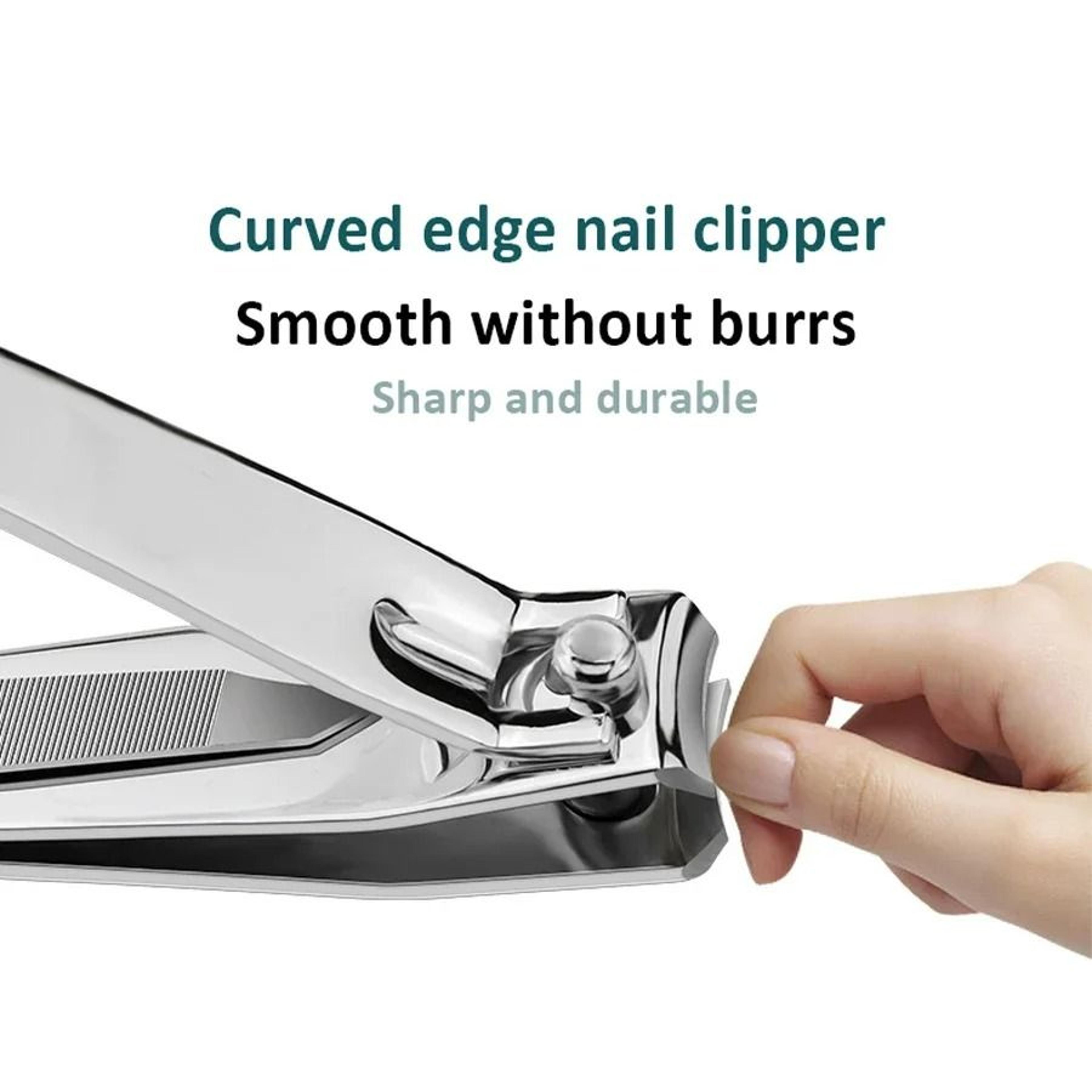 Sharpest Curved Stainless Steel Nail Clipper Set 3