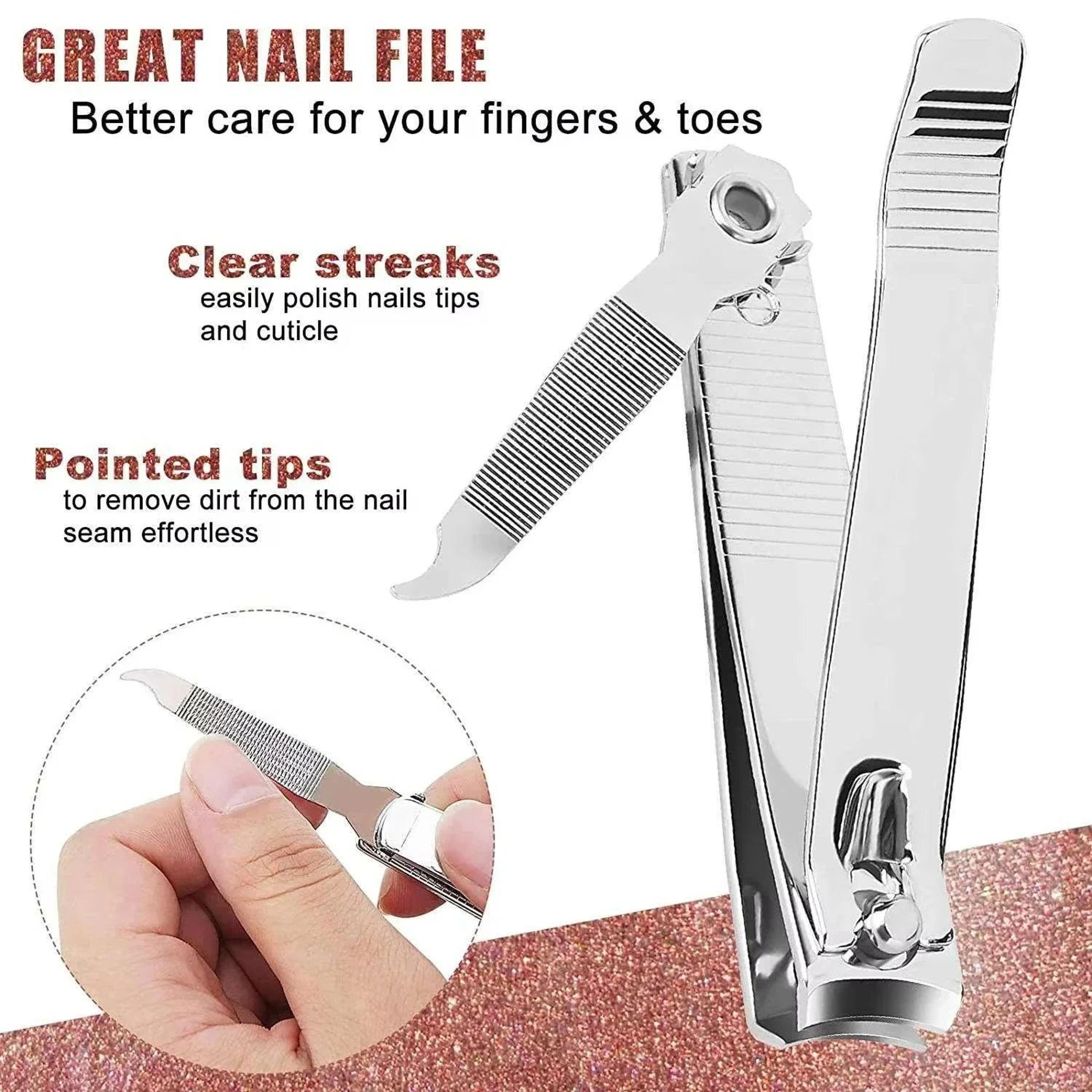 Sharpest Curved Stainless Steel Nail Clipper Set 6