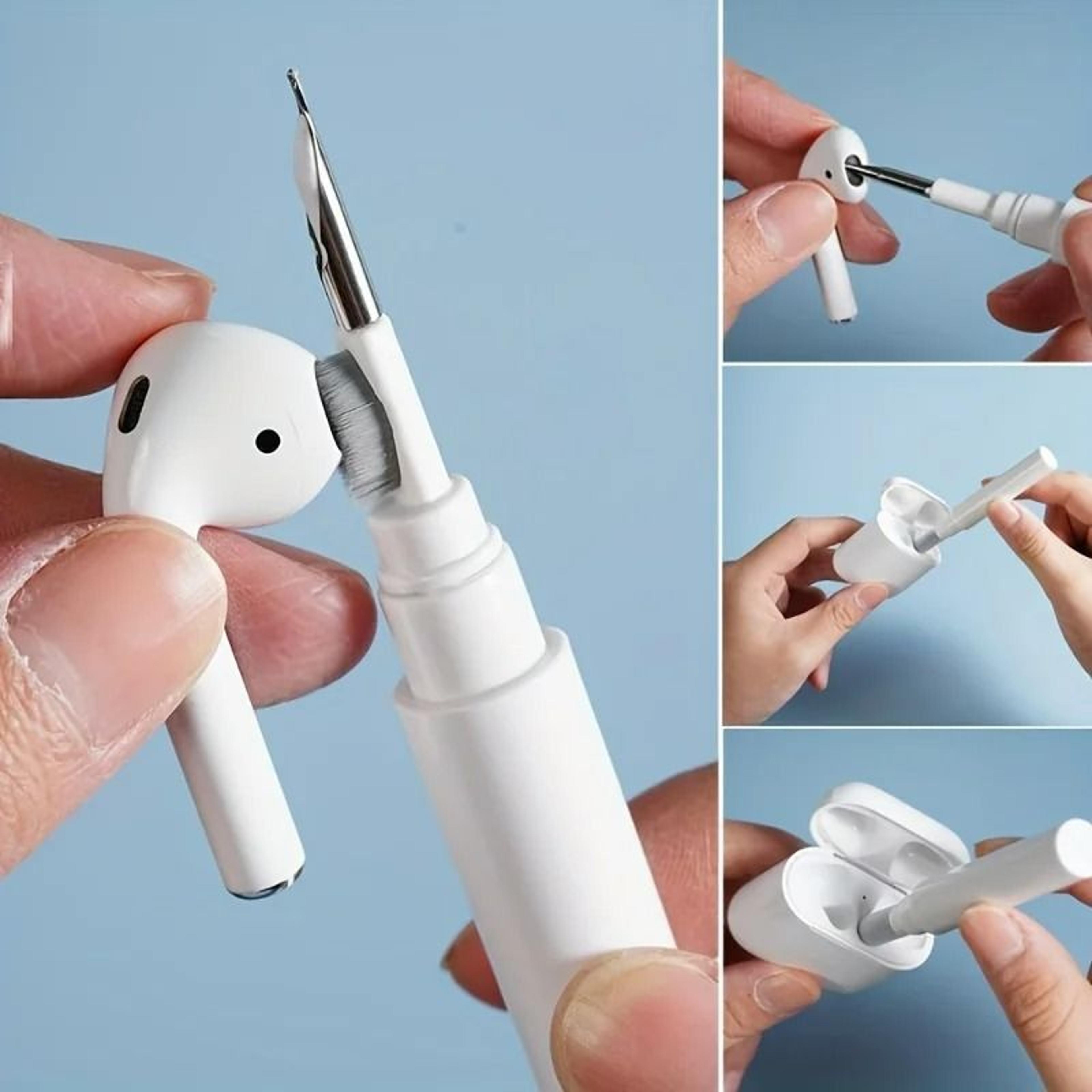 3-in-1 bluetooth earphone & earbud cleaning pen