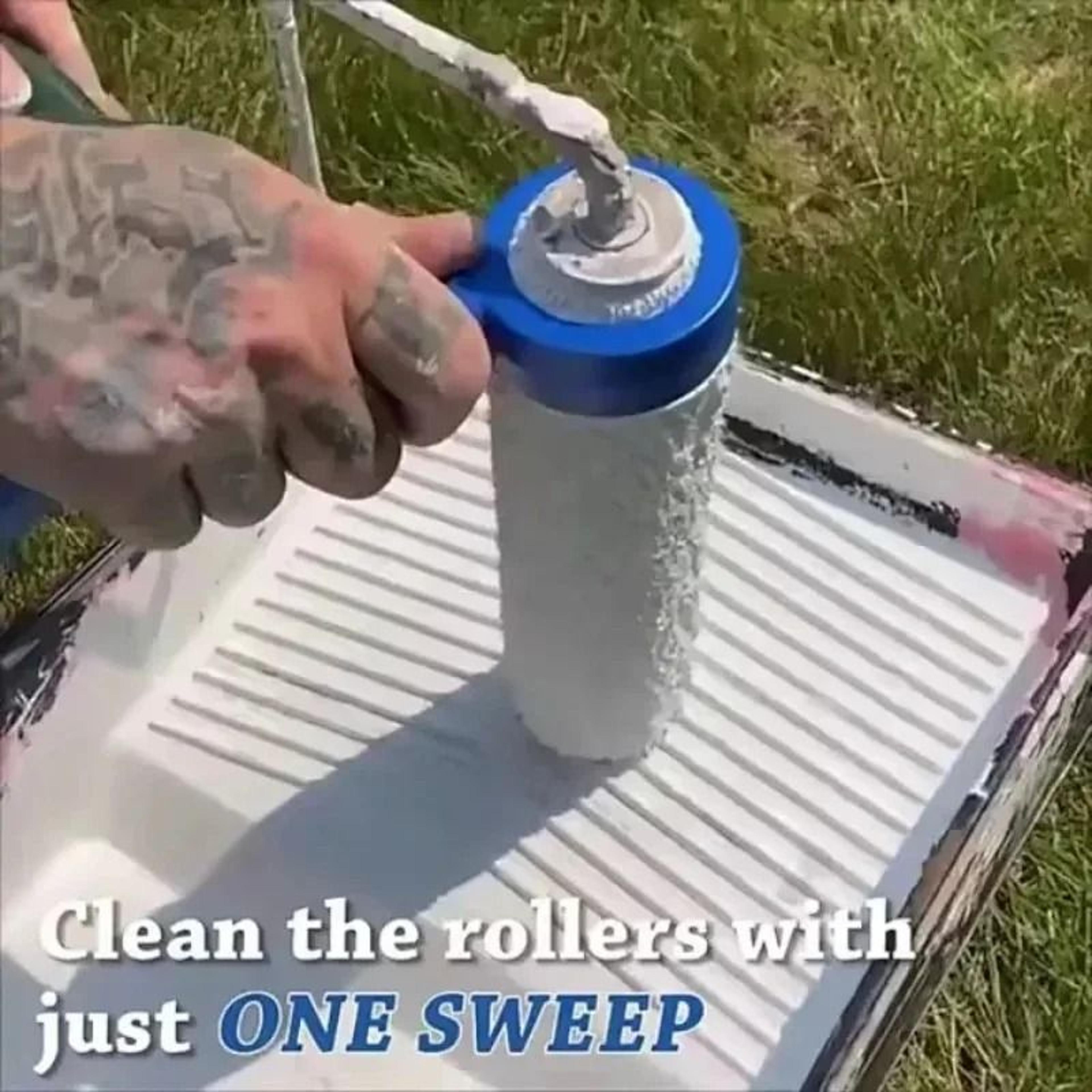 Paint Roller Scraper  Cleaning Tool 4