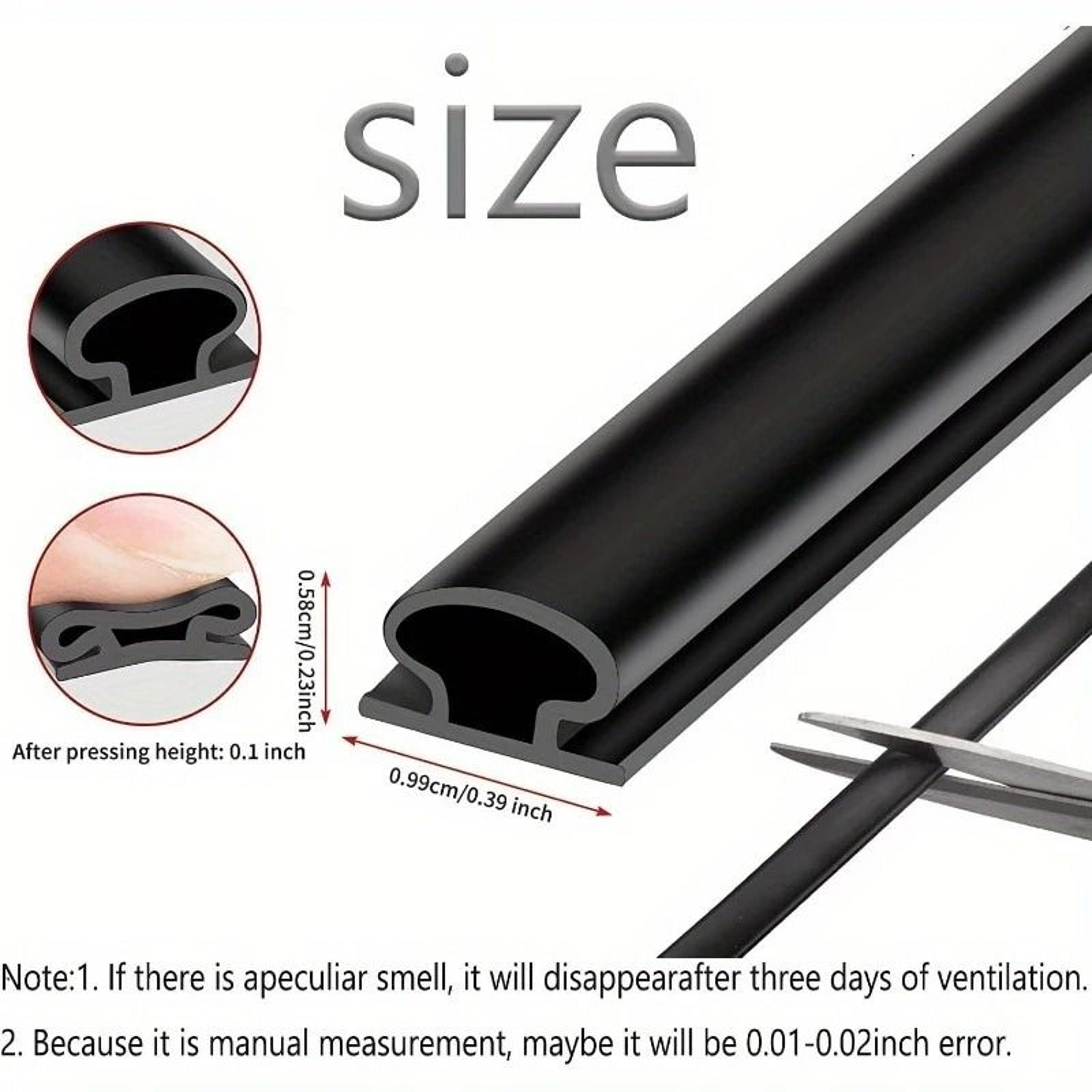 DShape HeavyDuty Rubber Door Sealing Strip 2