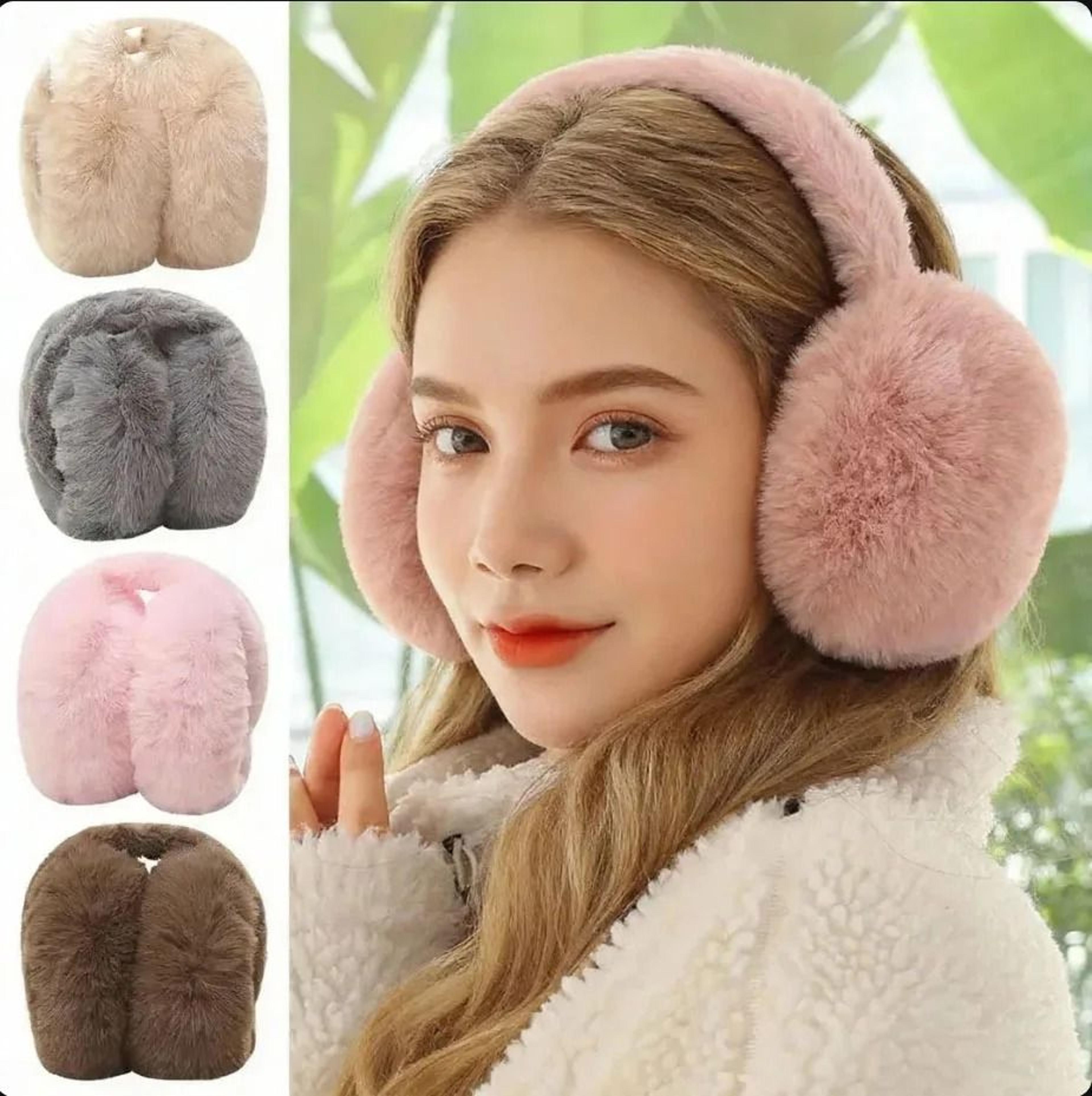 Solid Color Foldable Winter Earmuffs 1