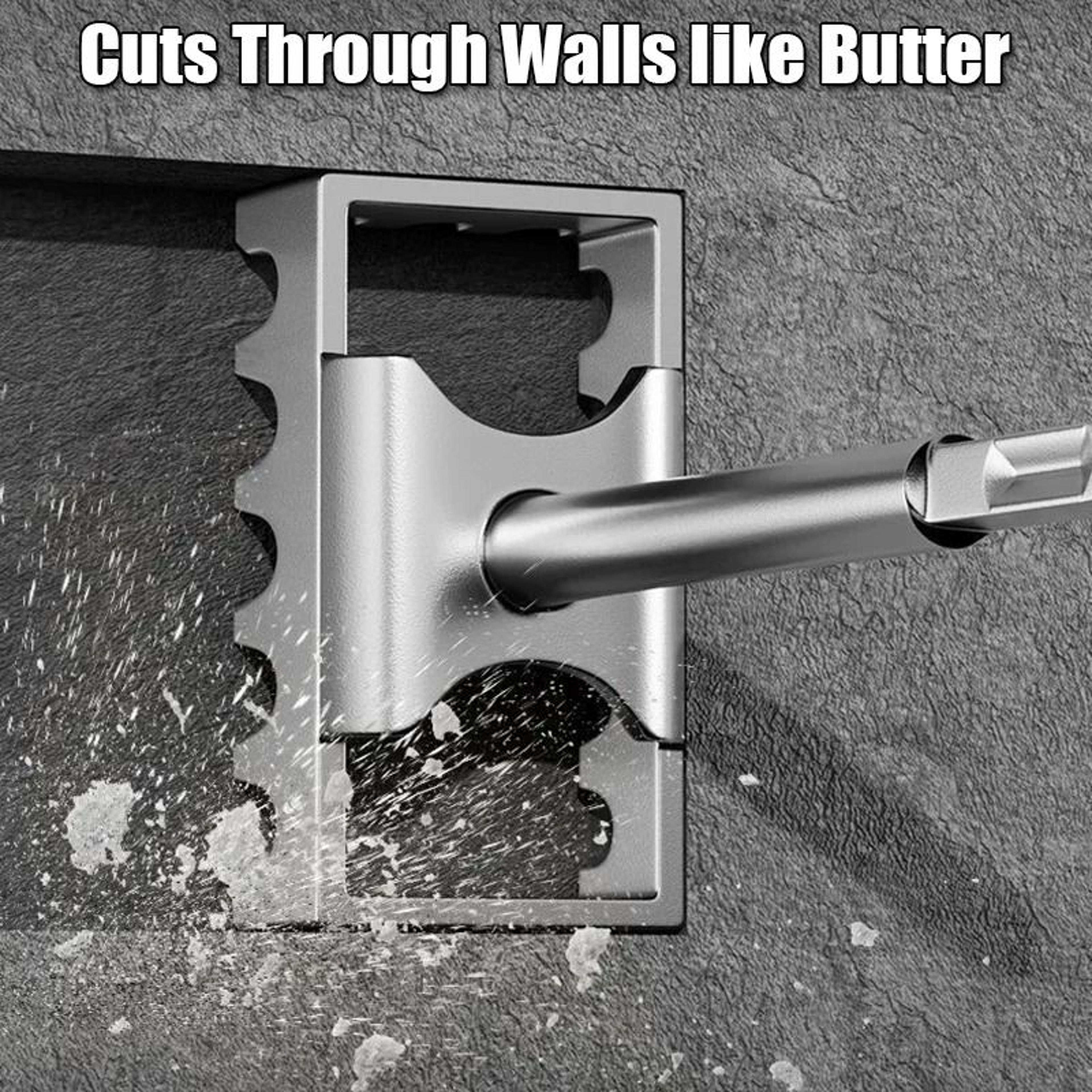 HeavyDuty Square Wall Hole Opener Drill Bit 4