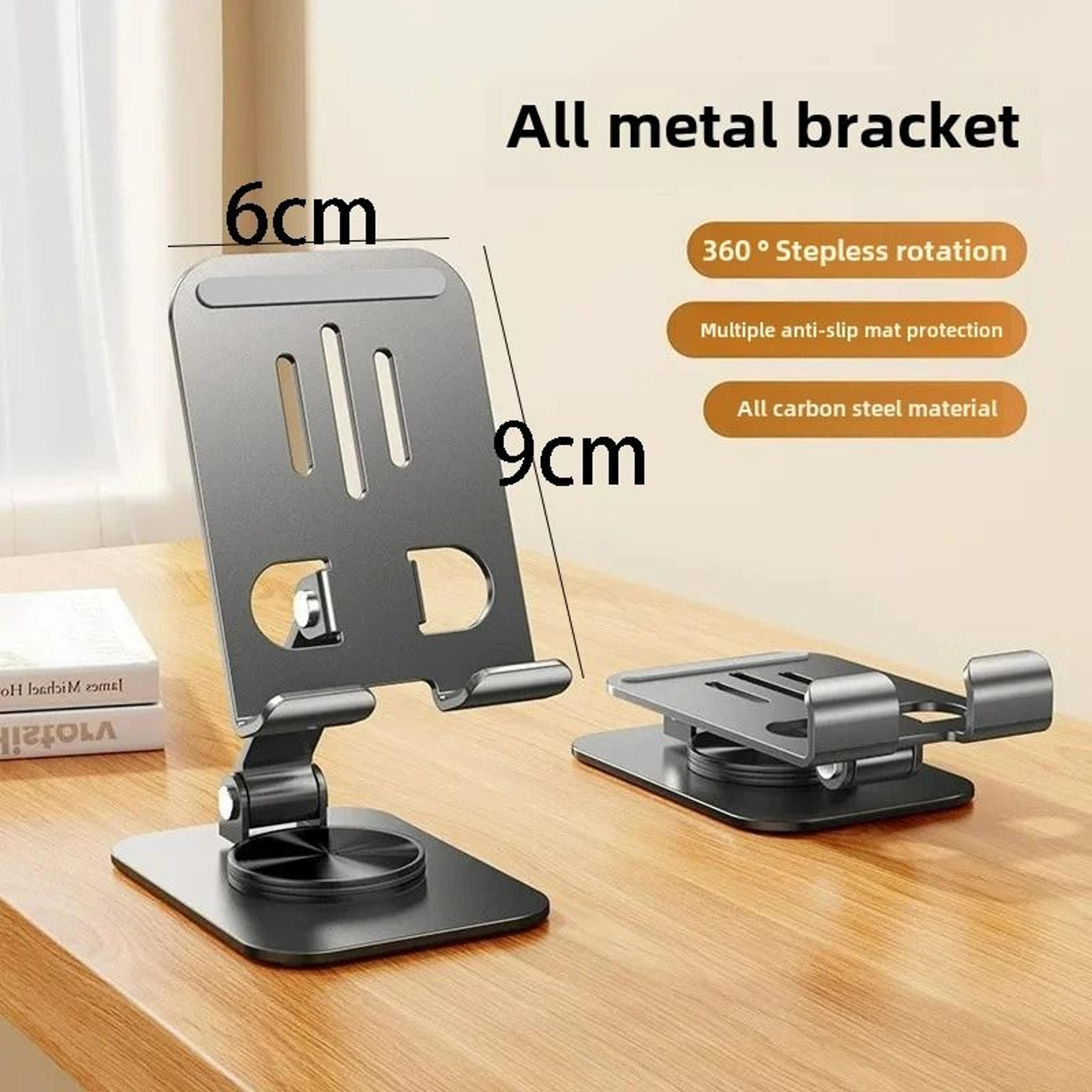 Foldable Adjustable Height Desk Phone Stand 2