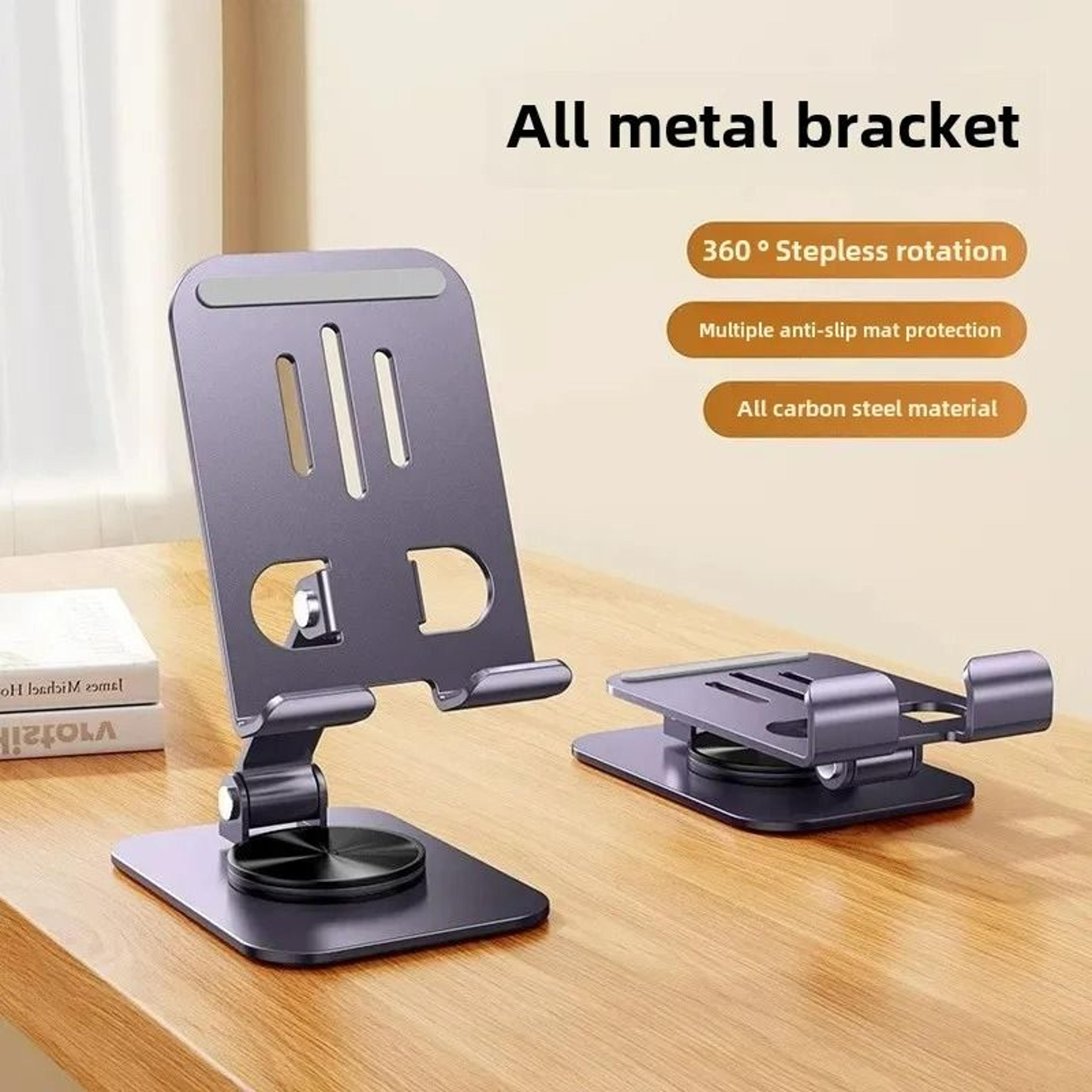 Foldable Adjustable Height Desk Phone Stand 5