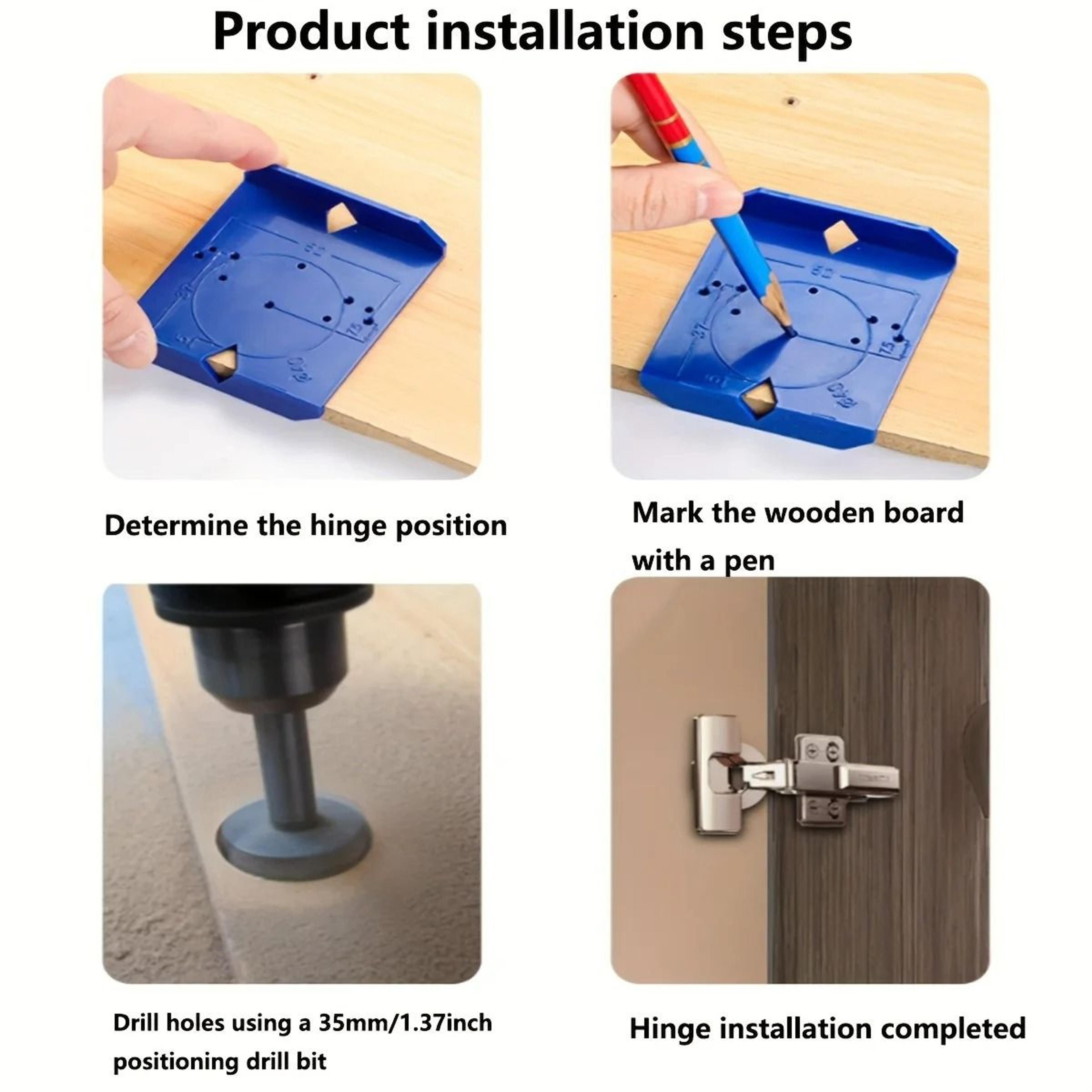Hinge Drilling Locator  Positioning Guide 6