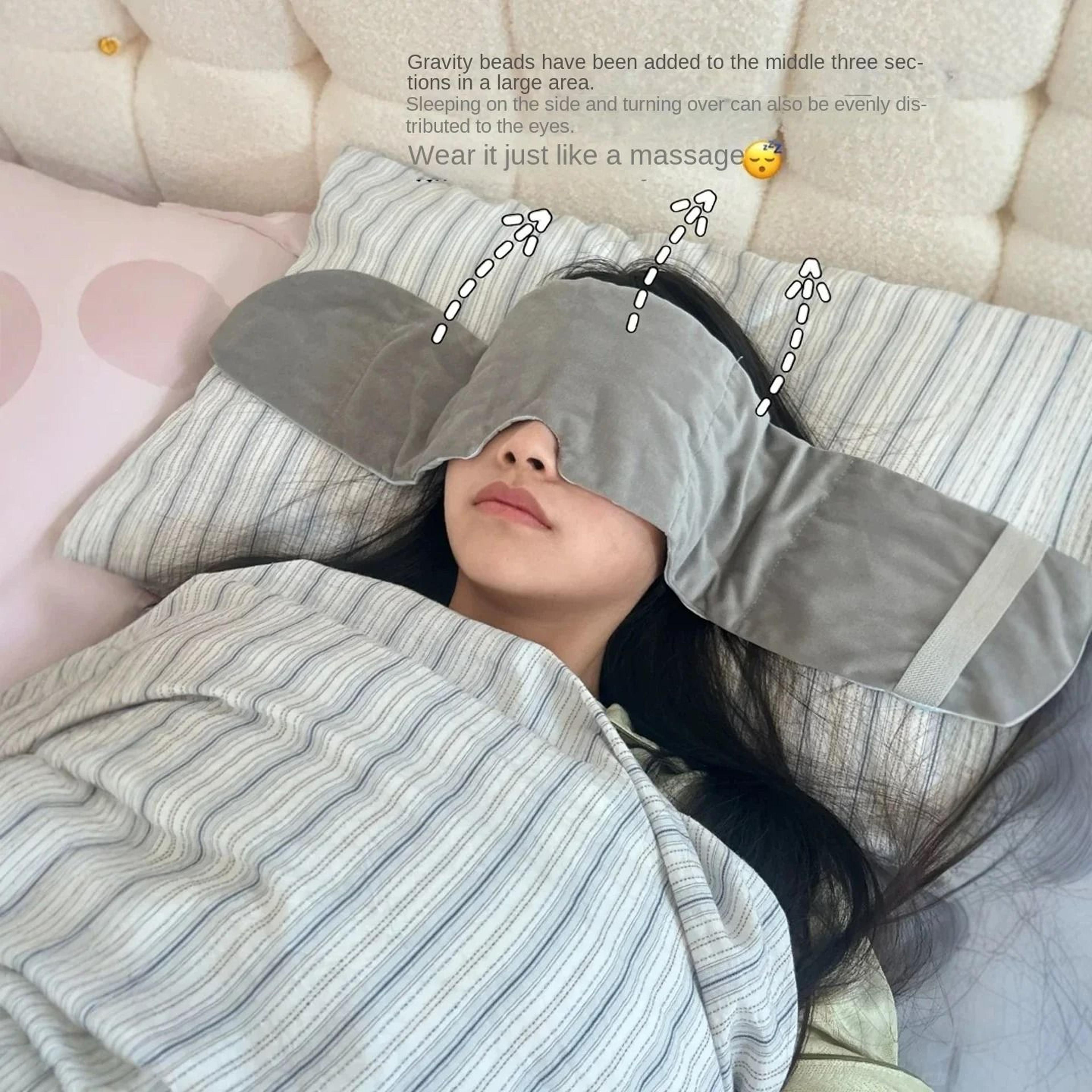 adjustable large-size soft cooling gravity eye mask