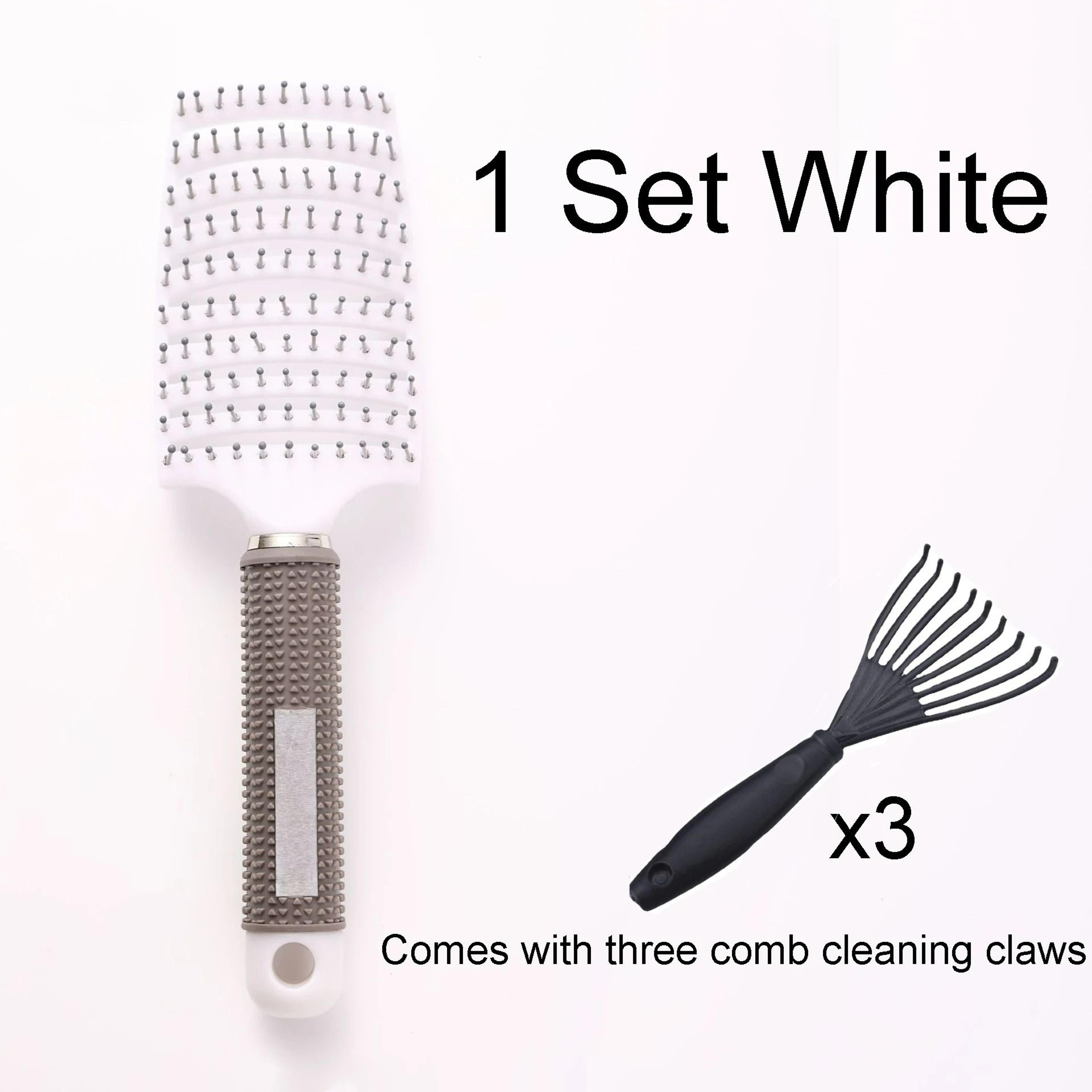 Curved Vented Detangling Paddle Brush 6