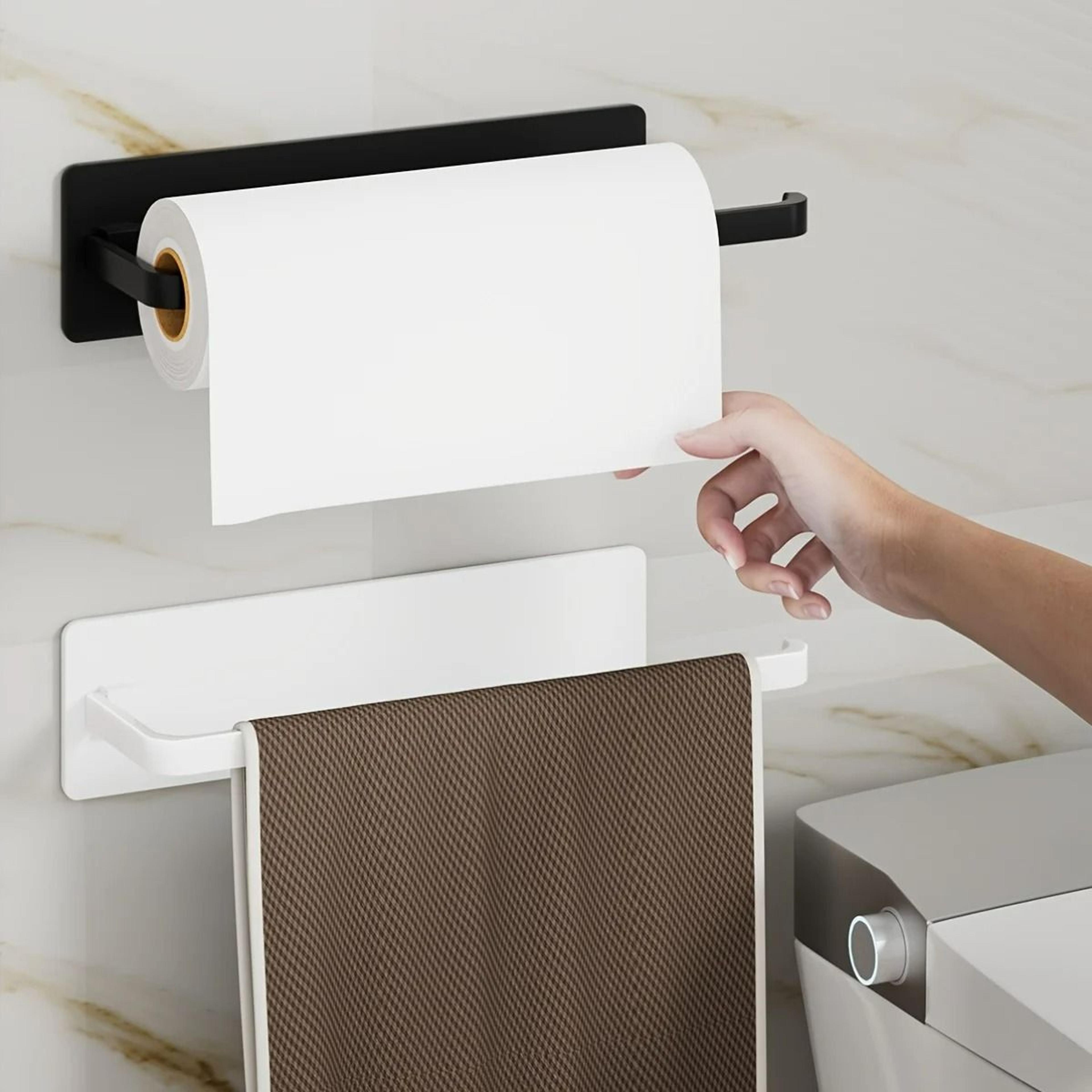Versatile SelfAdhesive Kitchen  Bathroom Towel Holder 2