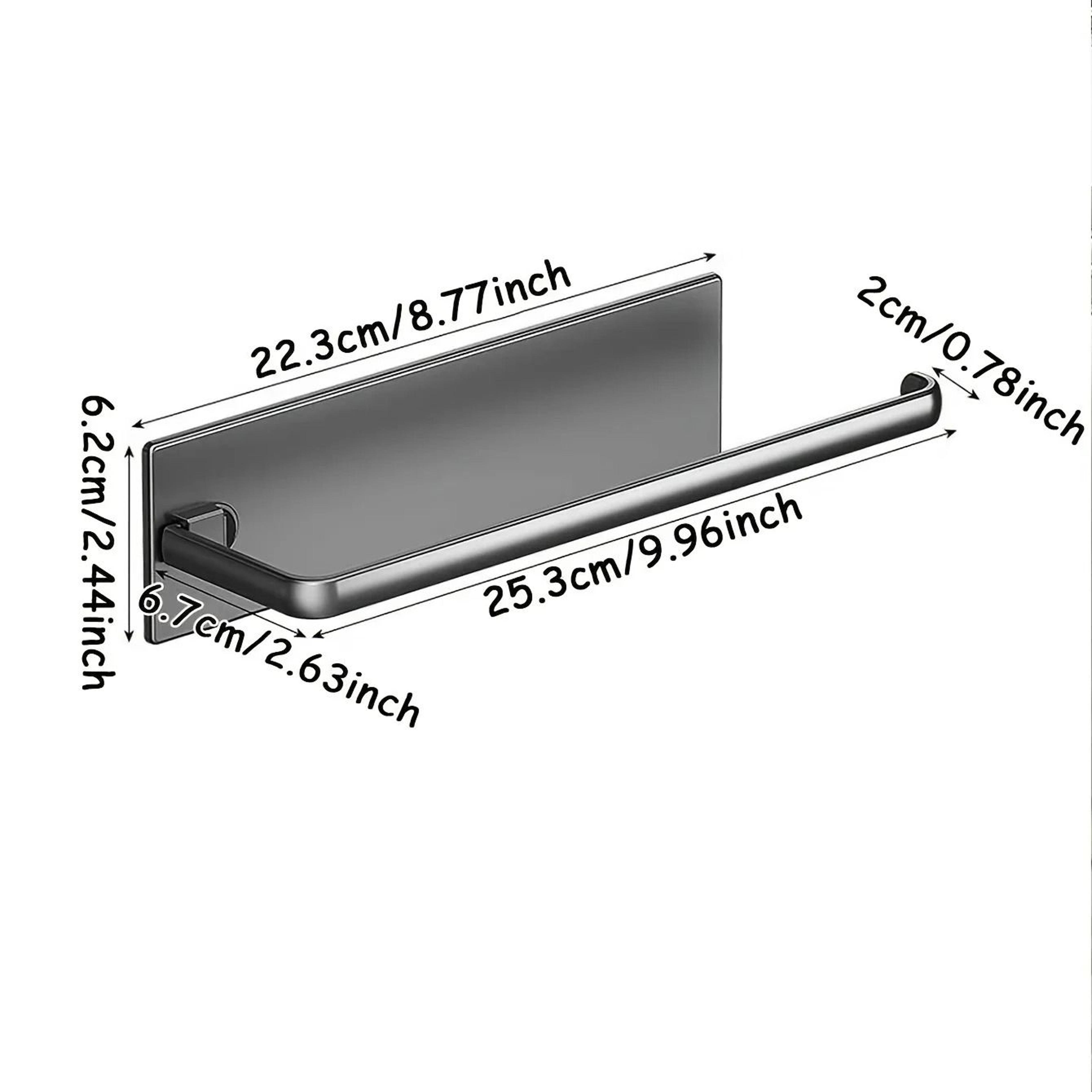 Versatile SelfAdhesive Kitchen  Bathroom Towel Holder 6