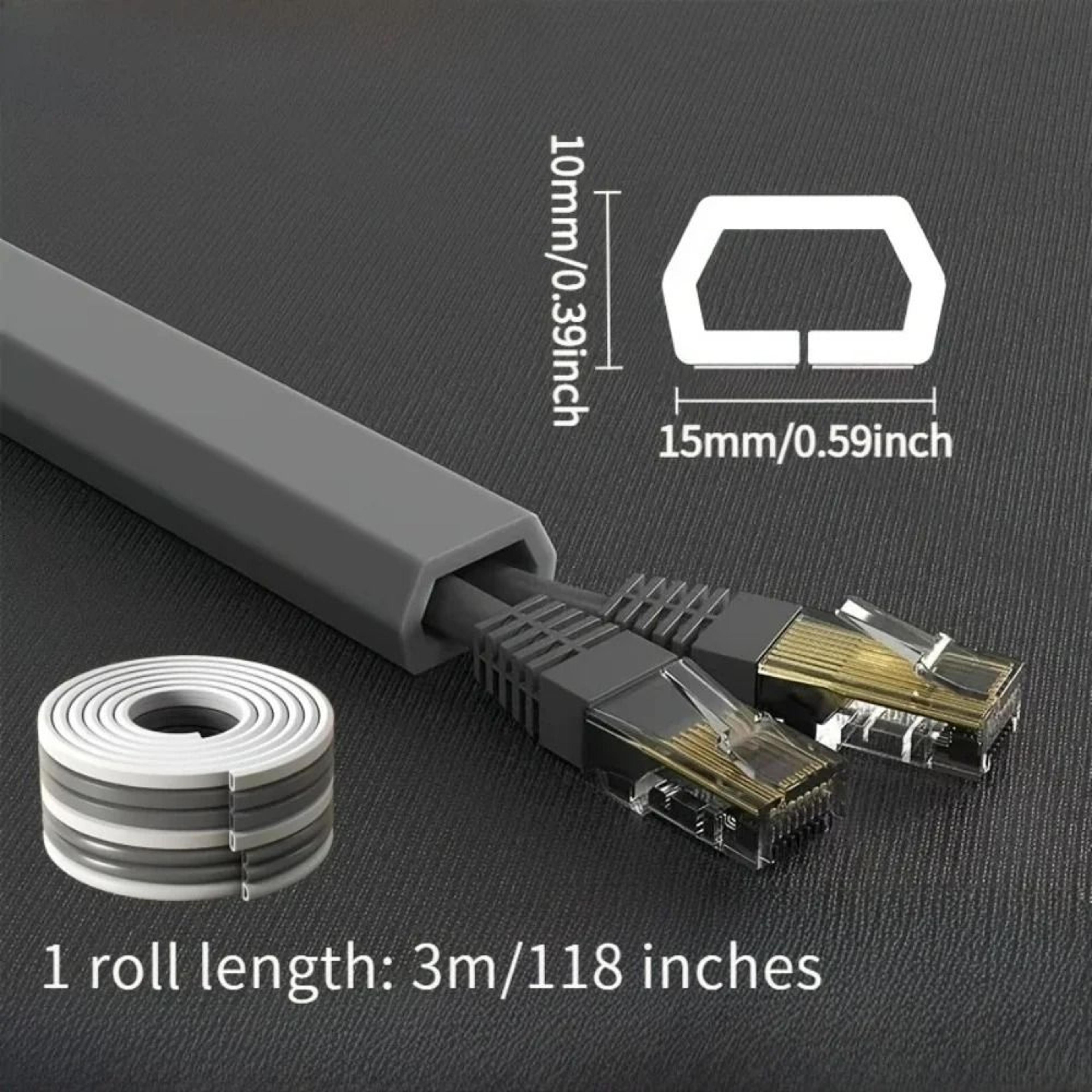 SelfAdhesive PVC Invisible Floor Cable Management Tube 7