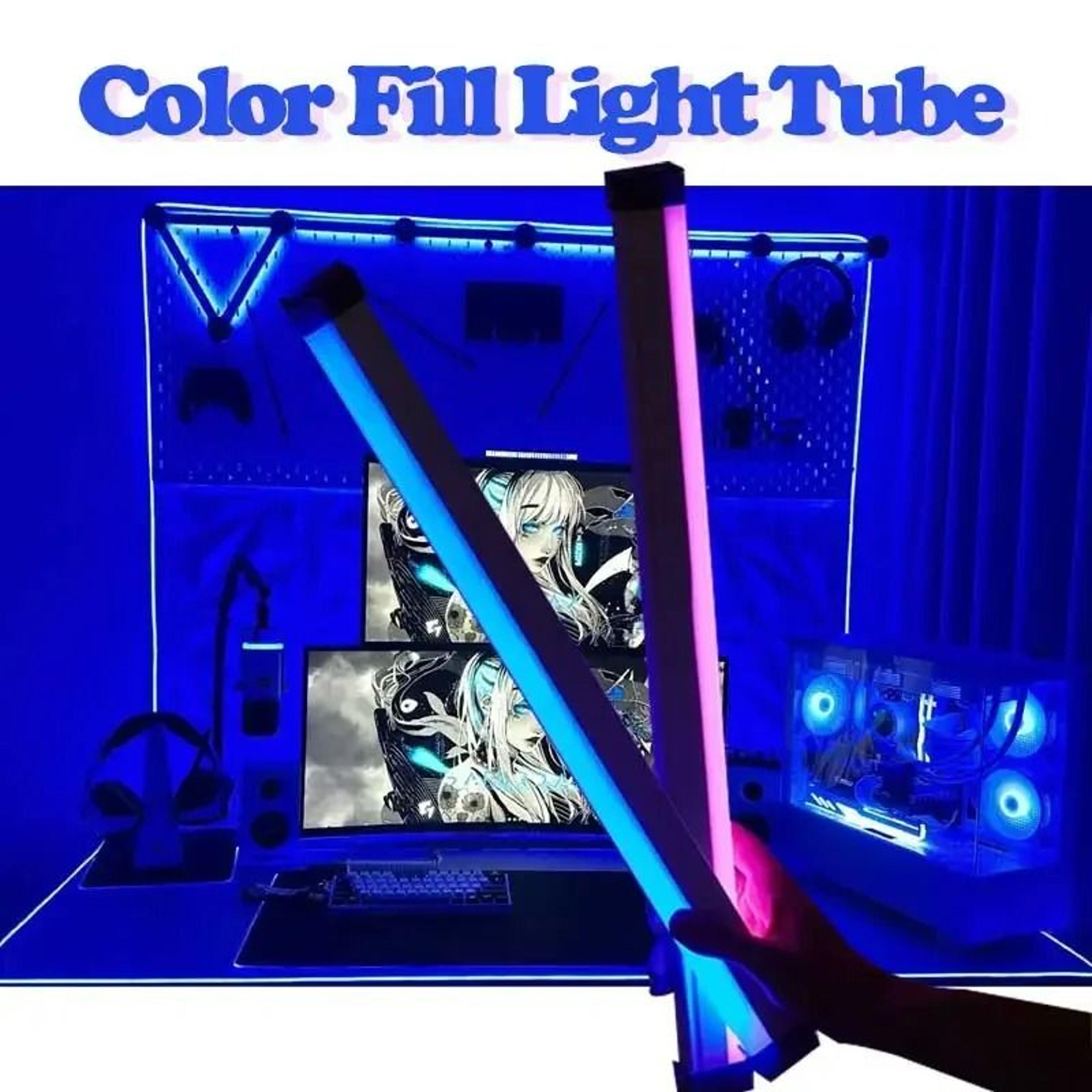 portable colorful rgb tube light stick