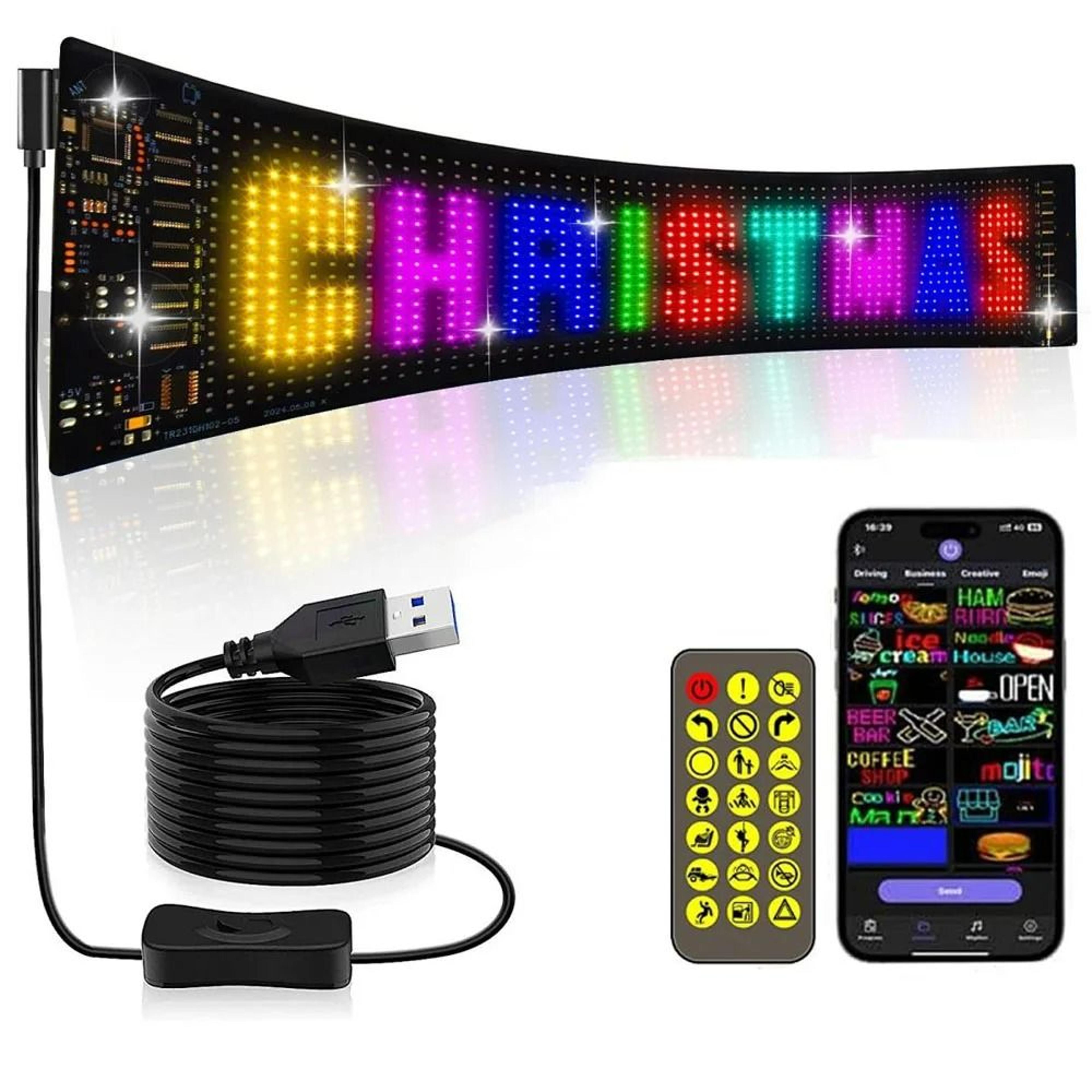 Programmable LED Scrolling Sign Bluetooth App Control 0