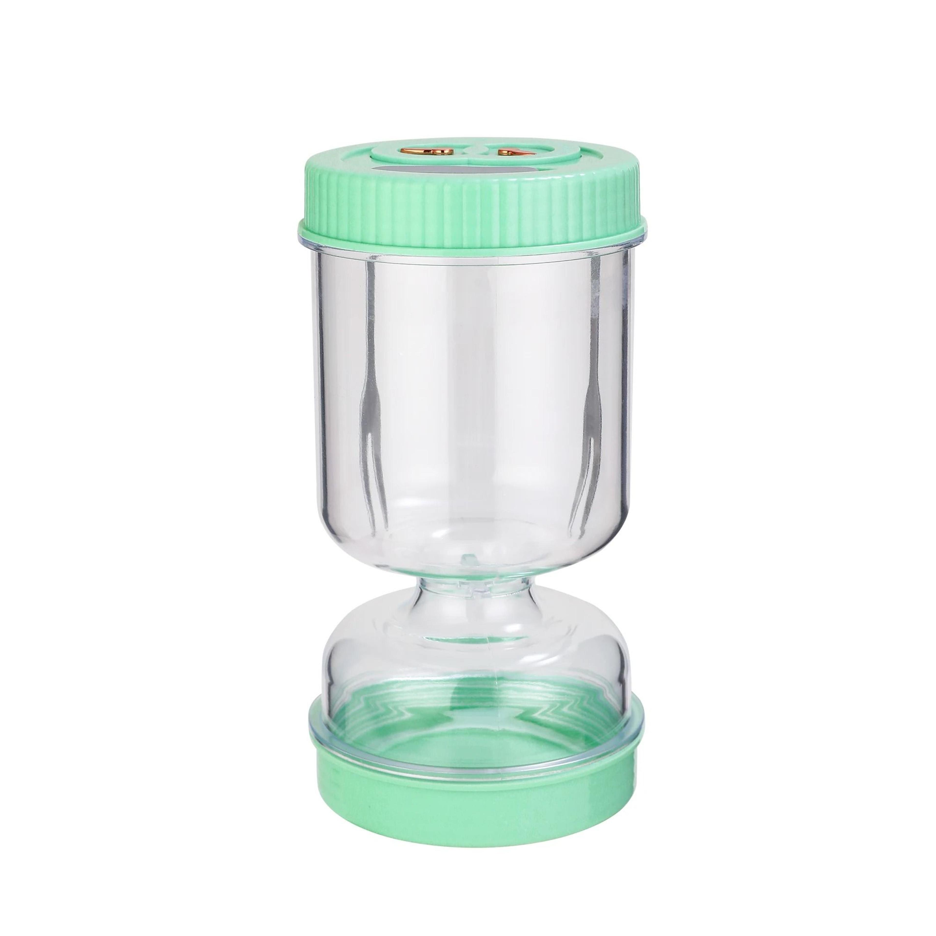 Glass Hourglass Pickle  Olive Strainer Jar 7
