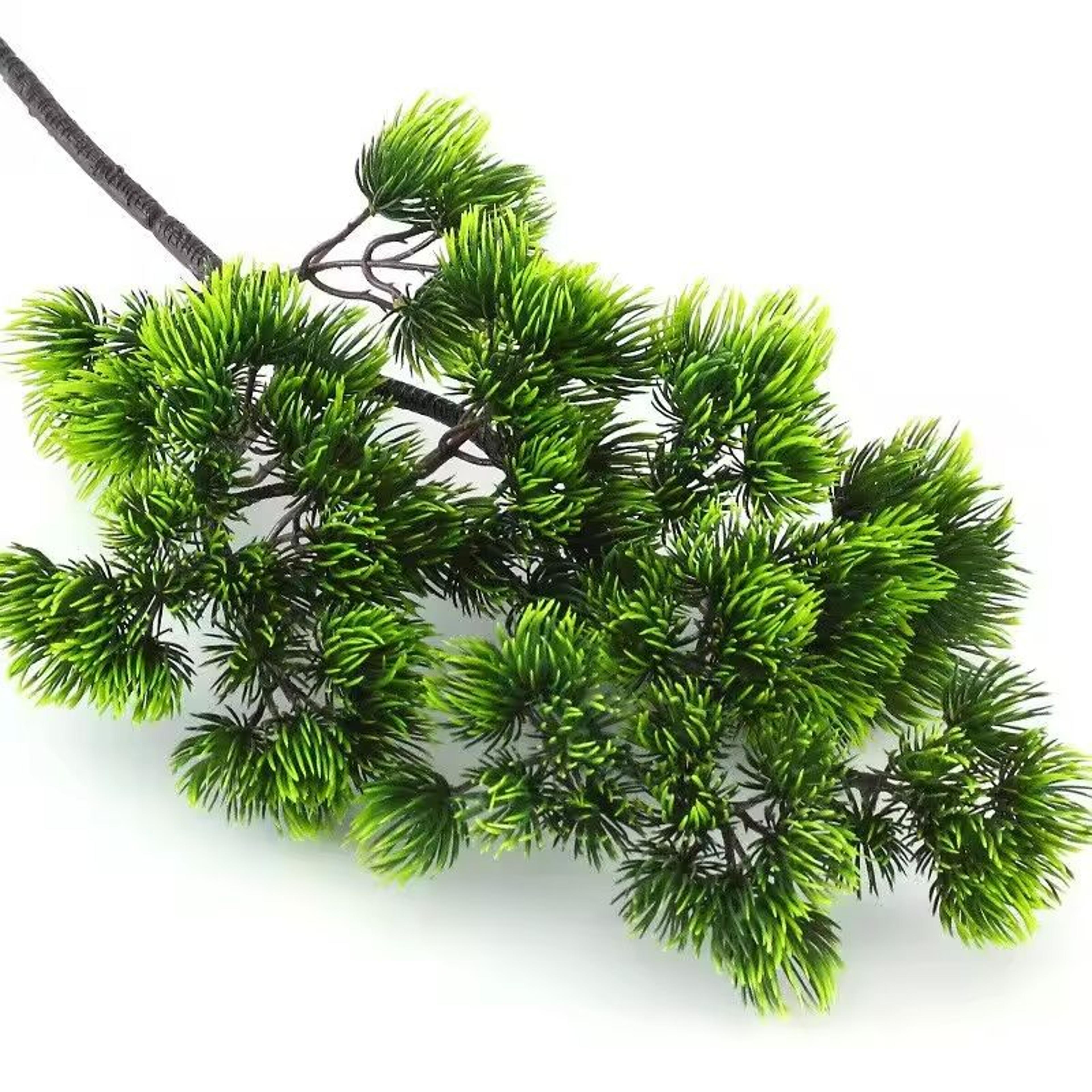 16 In Artificial Pine Branch Foliage Greenery 1