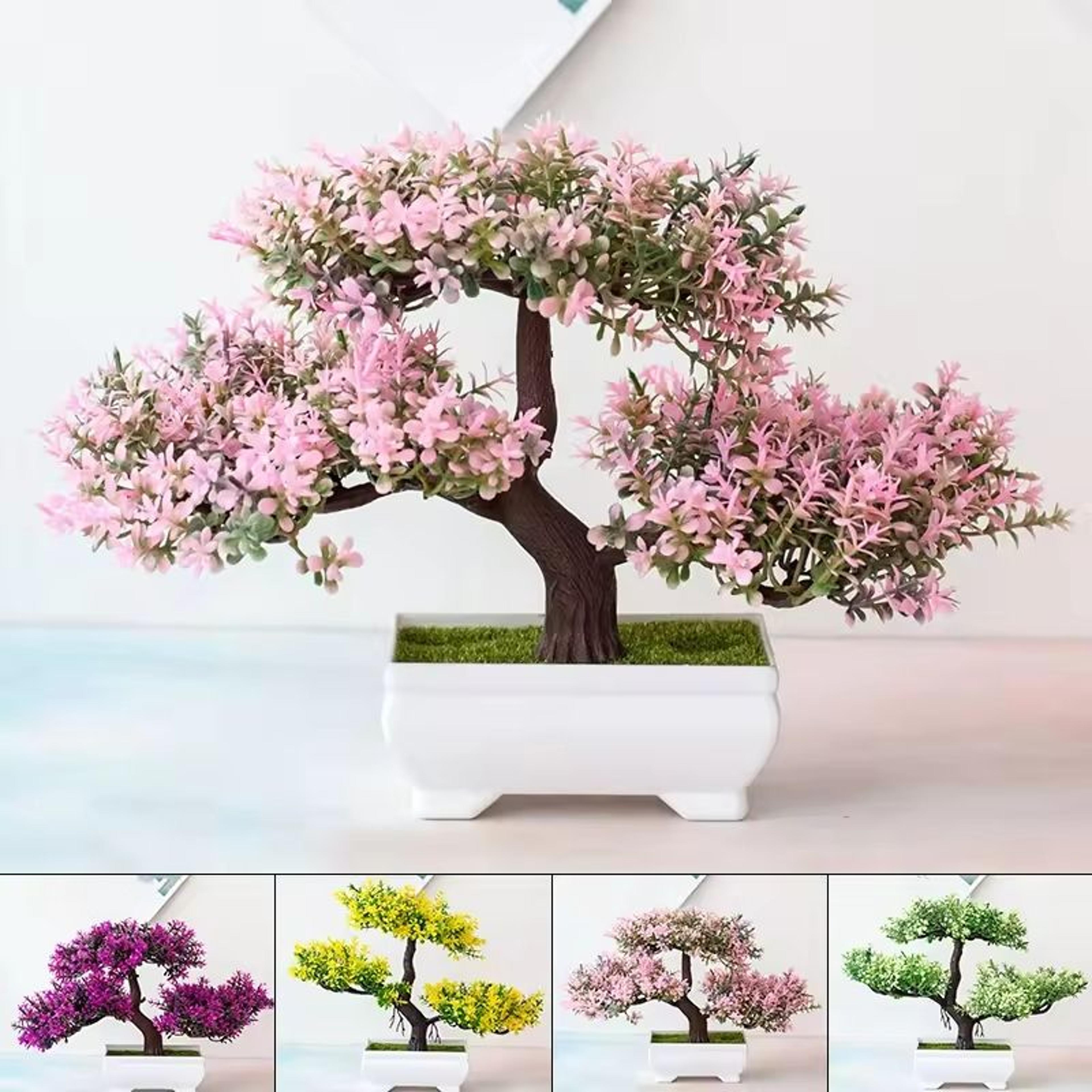desktop artificial bonsai potted plant
