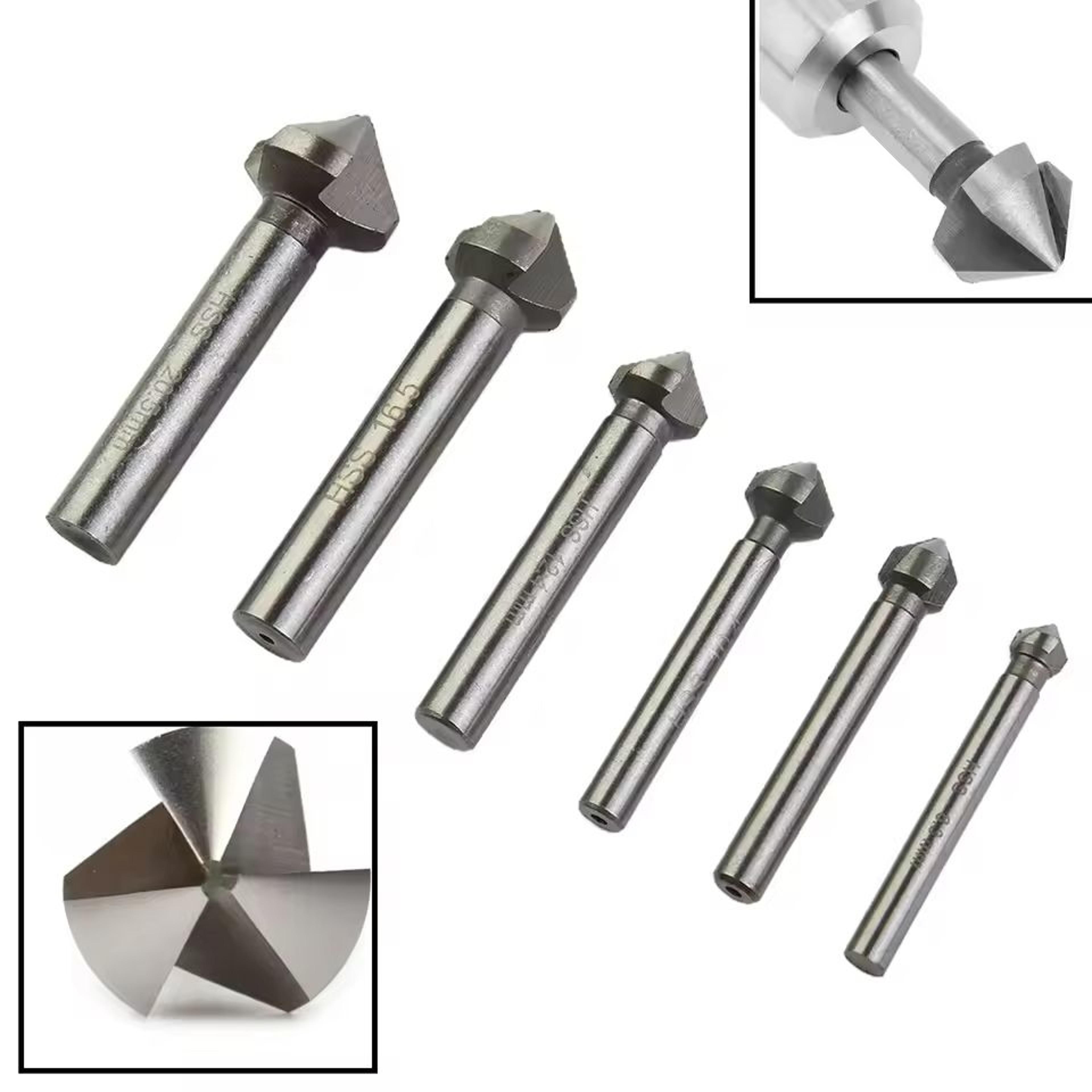 3Flute 90Degree HSS Countersink Drill Bit 2