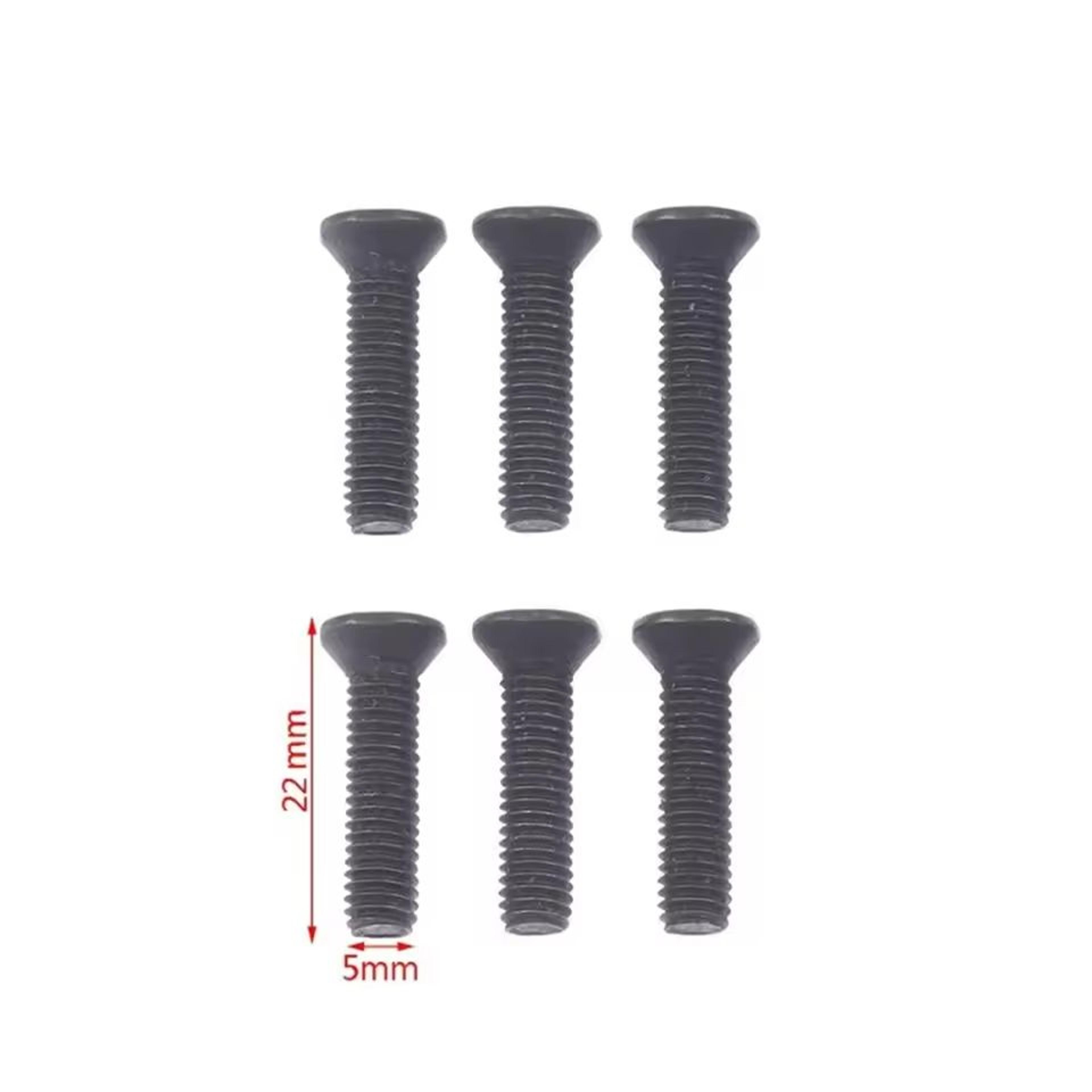 M5M6 LeftHand Thread Drill Chuck Fixing Screws 6Piece Pack 5