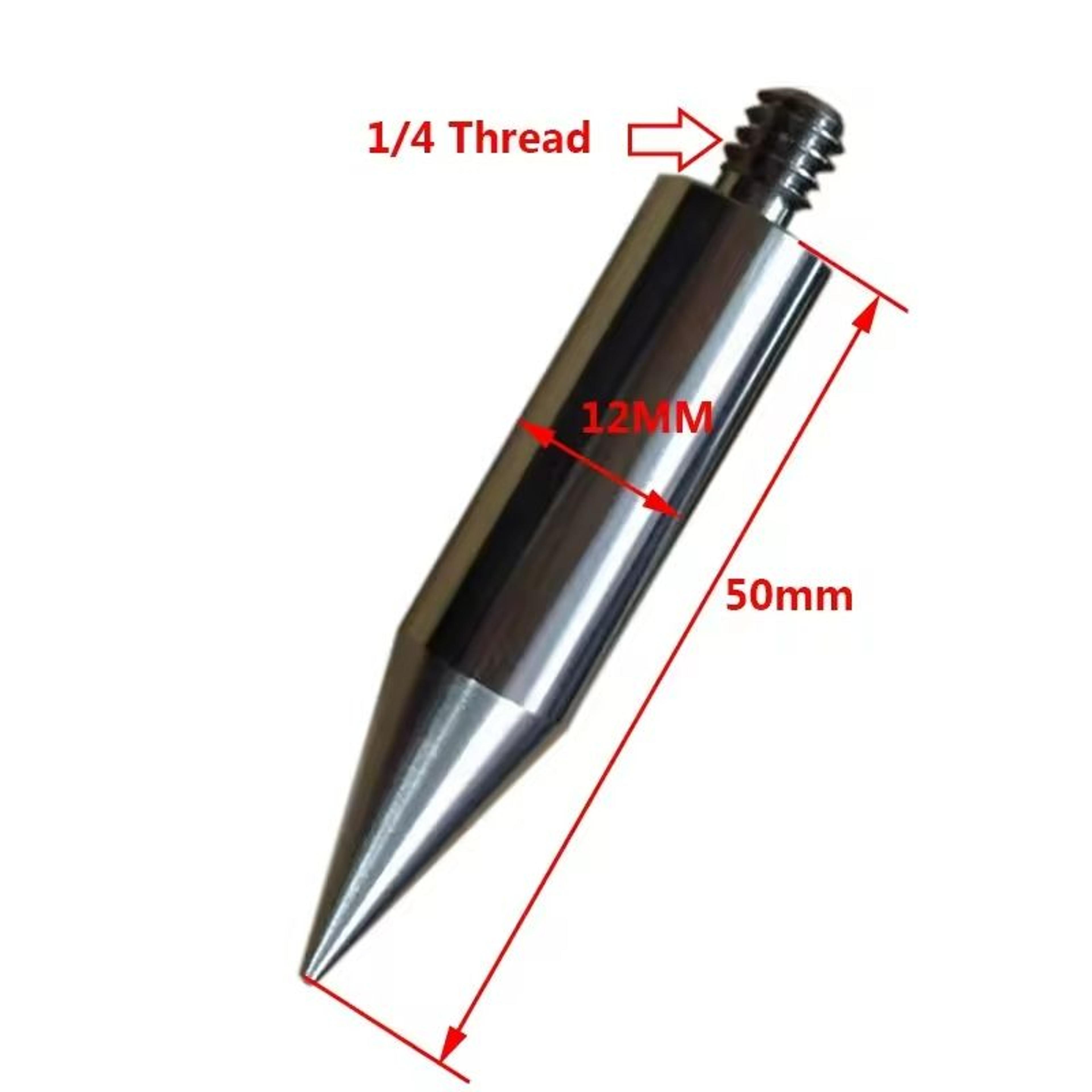 Stainless Steel Mini Prismatic GPS Pole Replacement Tip 9