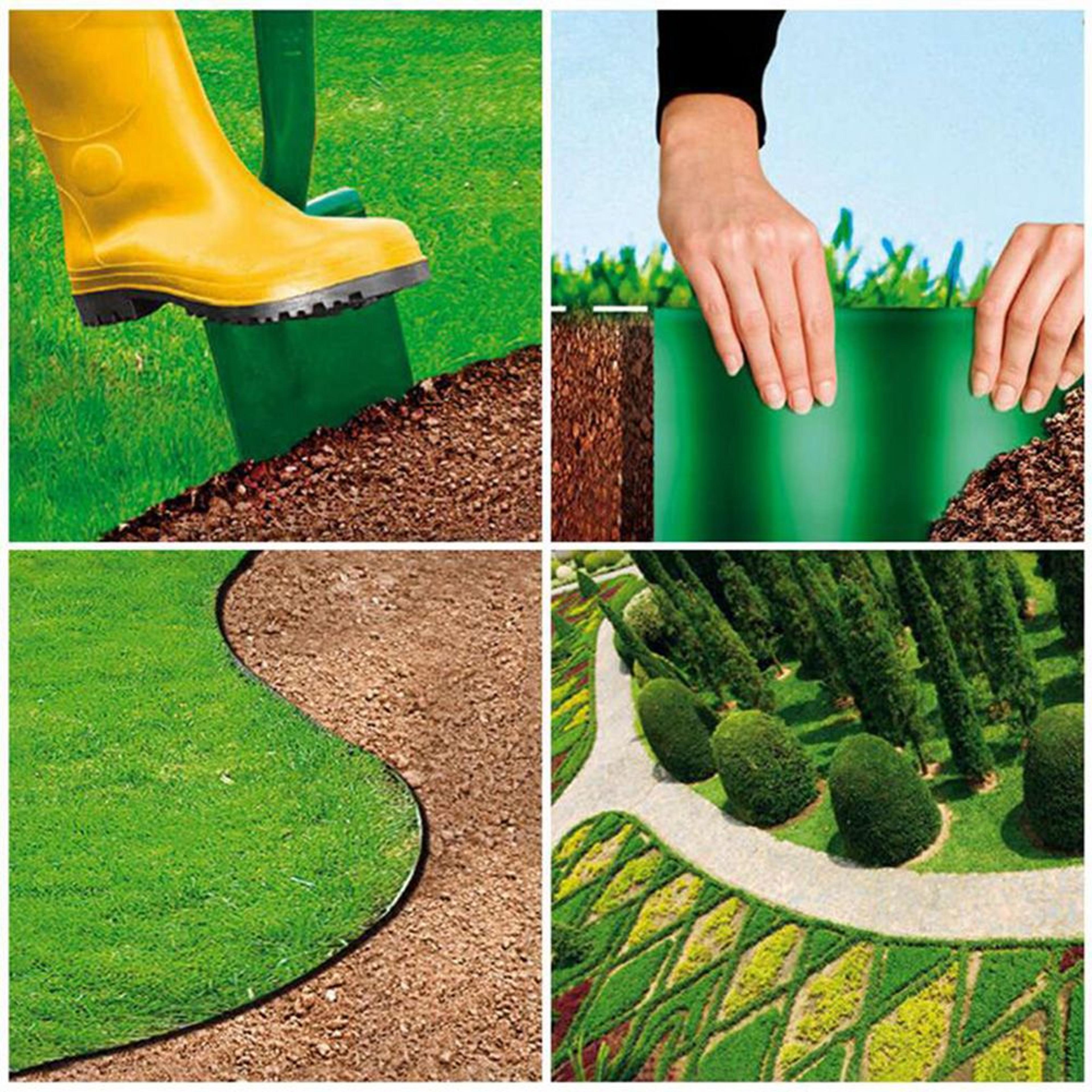 30 Ft Flexible Garden Lawn Edging Border Fence 3