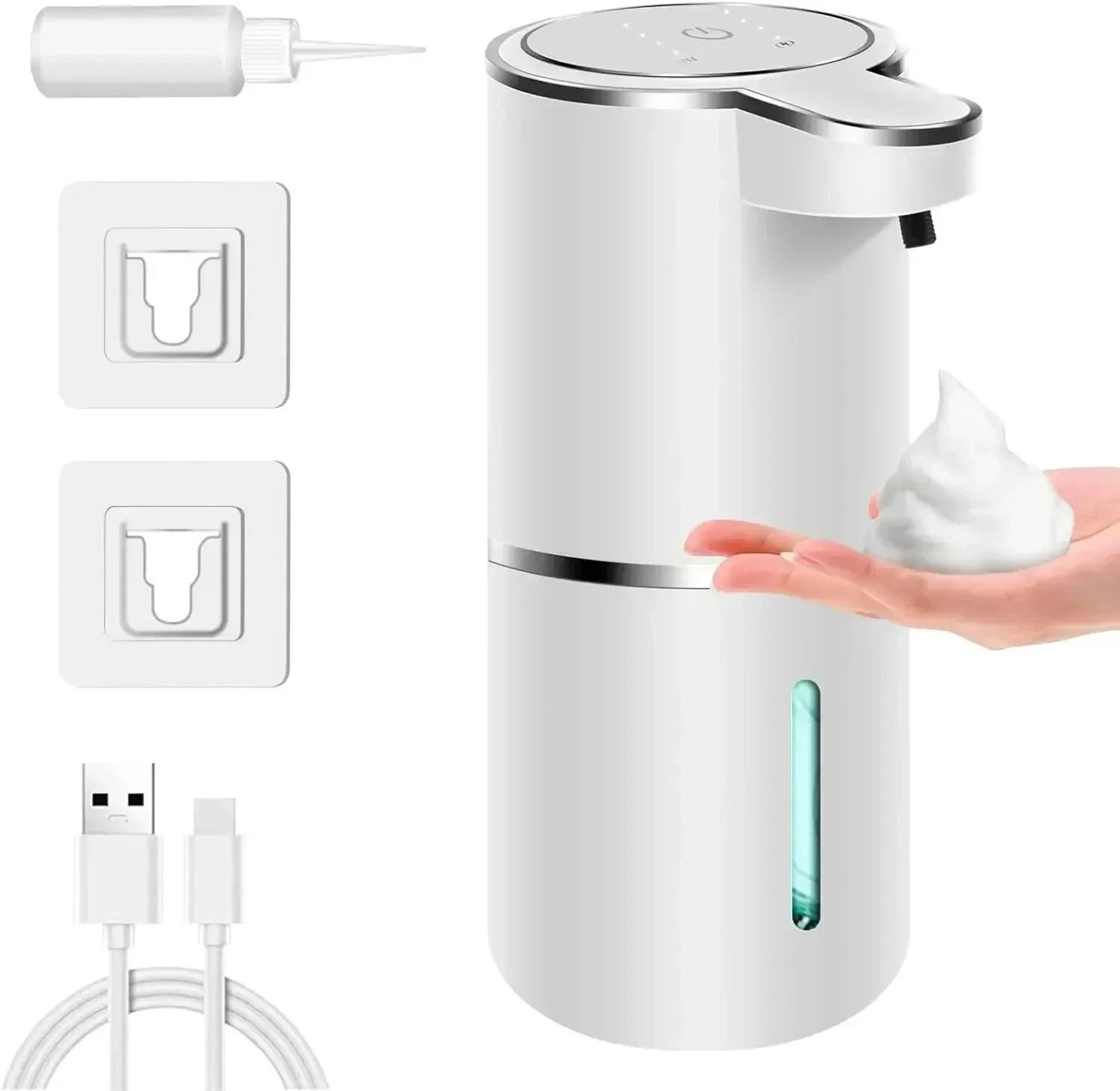 touchless automatic foaming soap dispenser (380ml usb rechargeable)