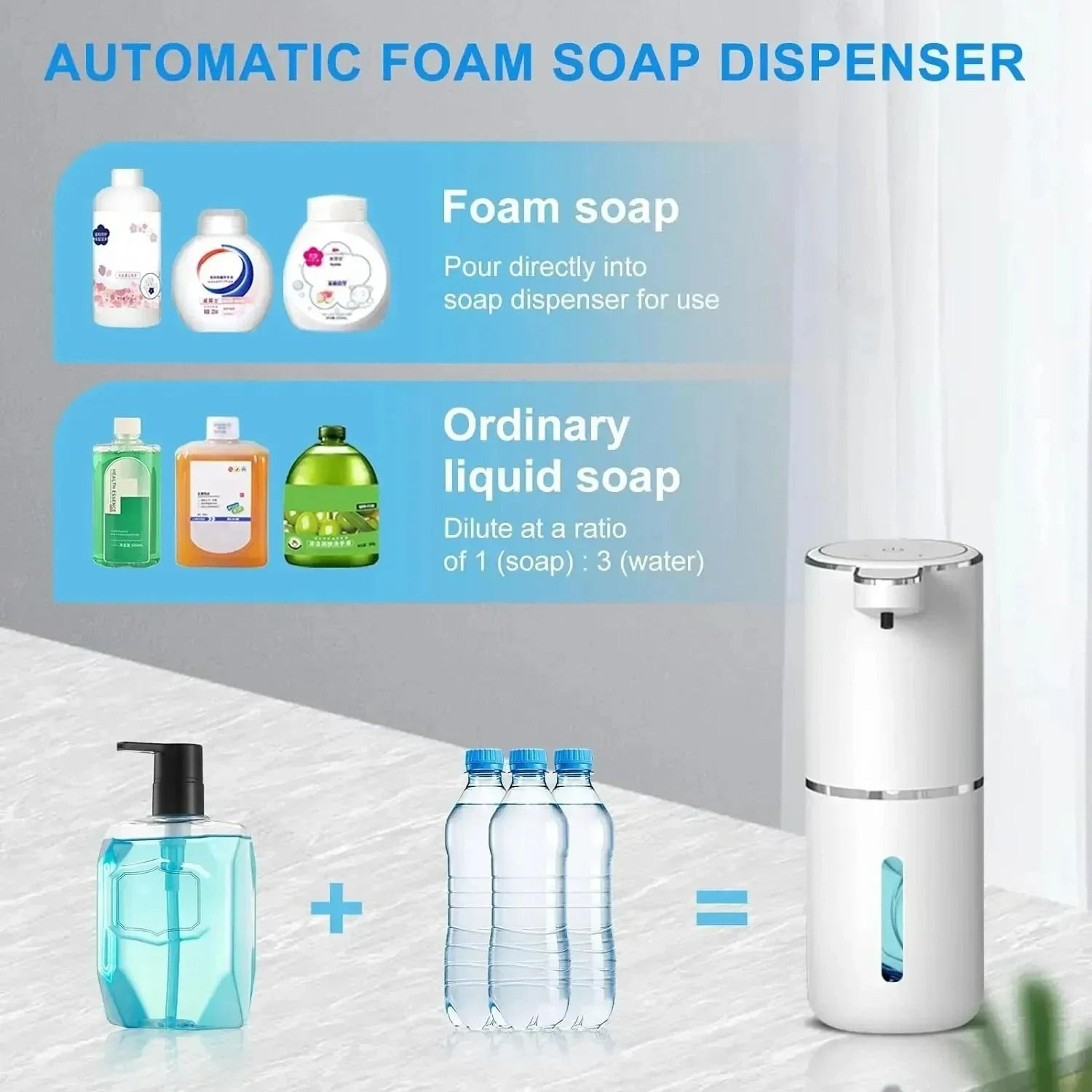 Touchless Automatic Foaming Soap Dispenser USB Rechargeable 4