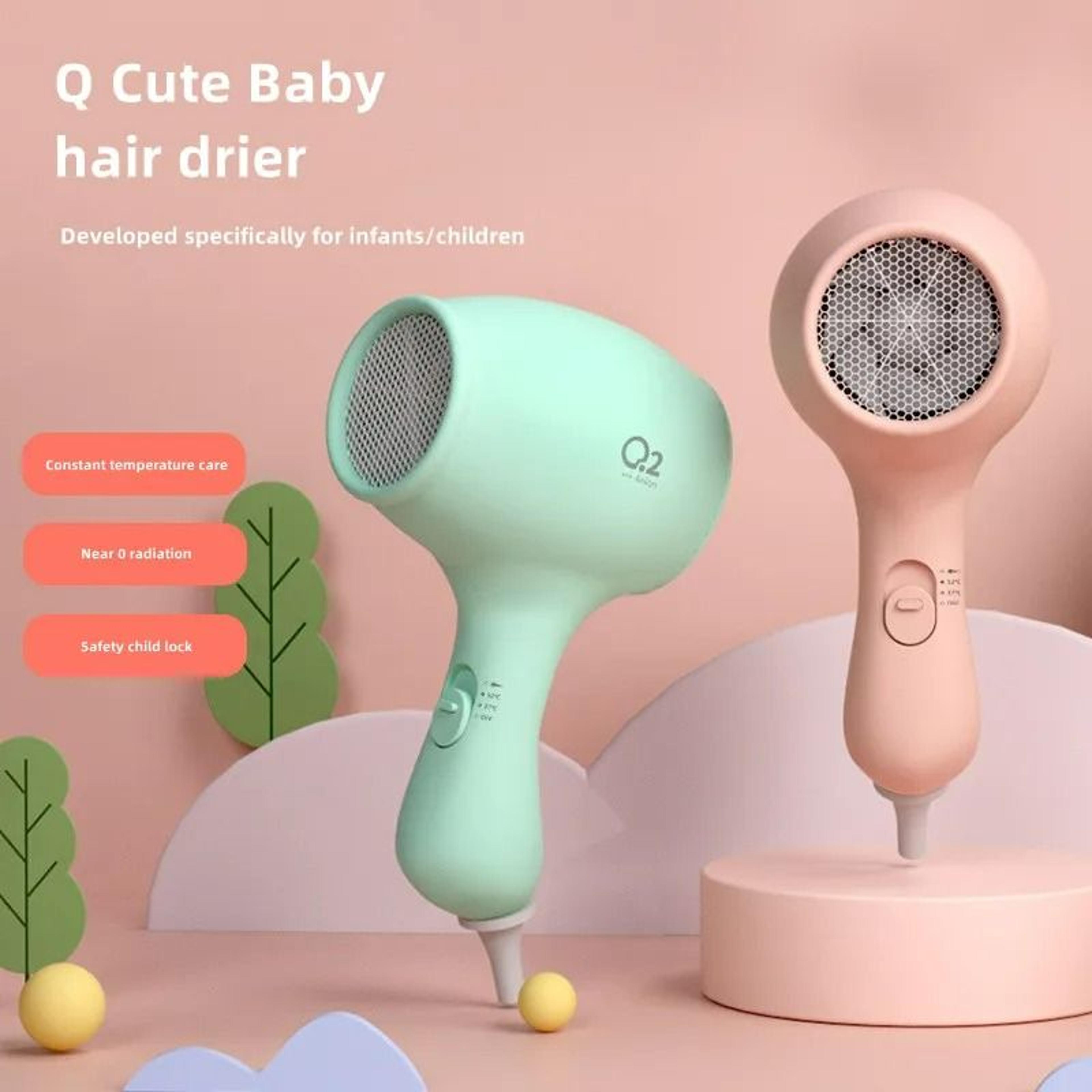 upgraded q2 constant temperature silent children's hair dryer