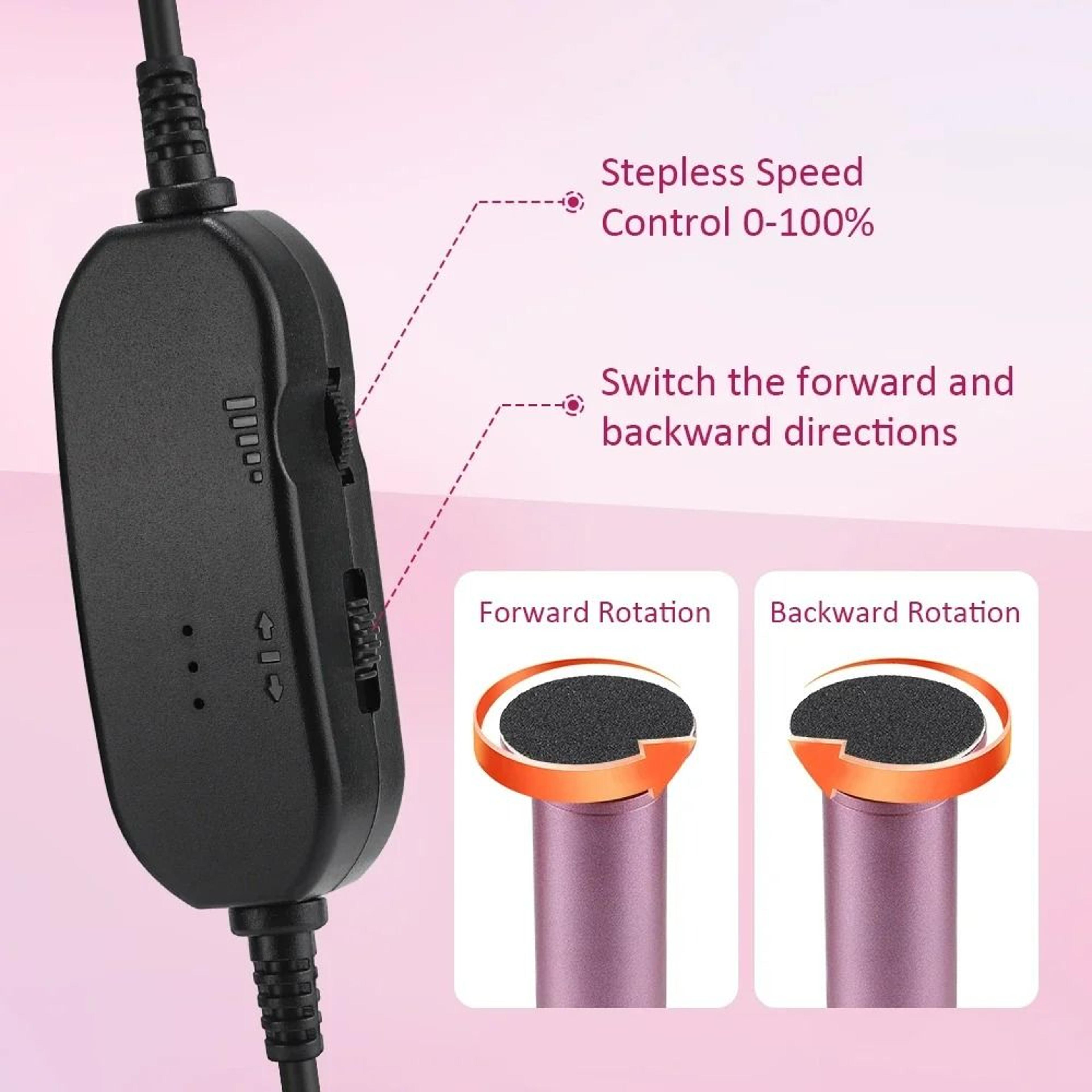 Electronic Foot Grinder  Complete Pedicure Tool Set 2