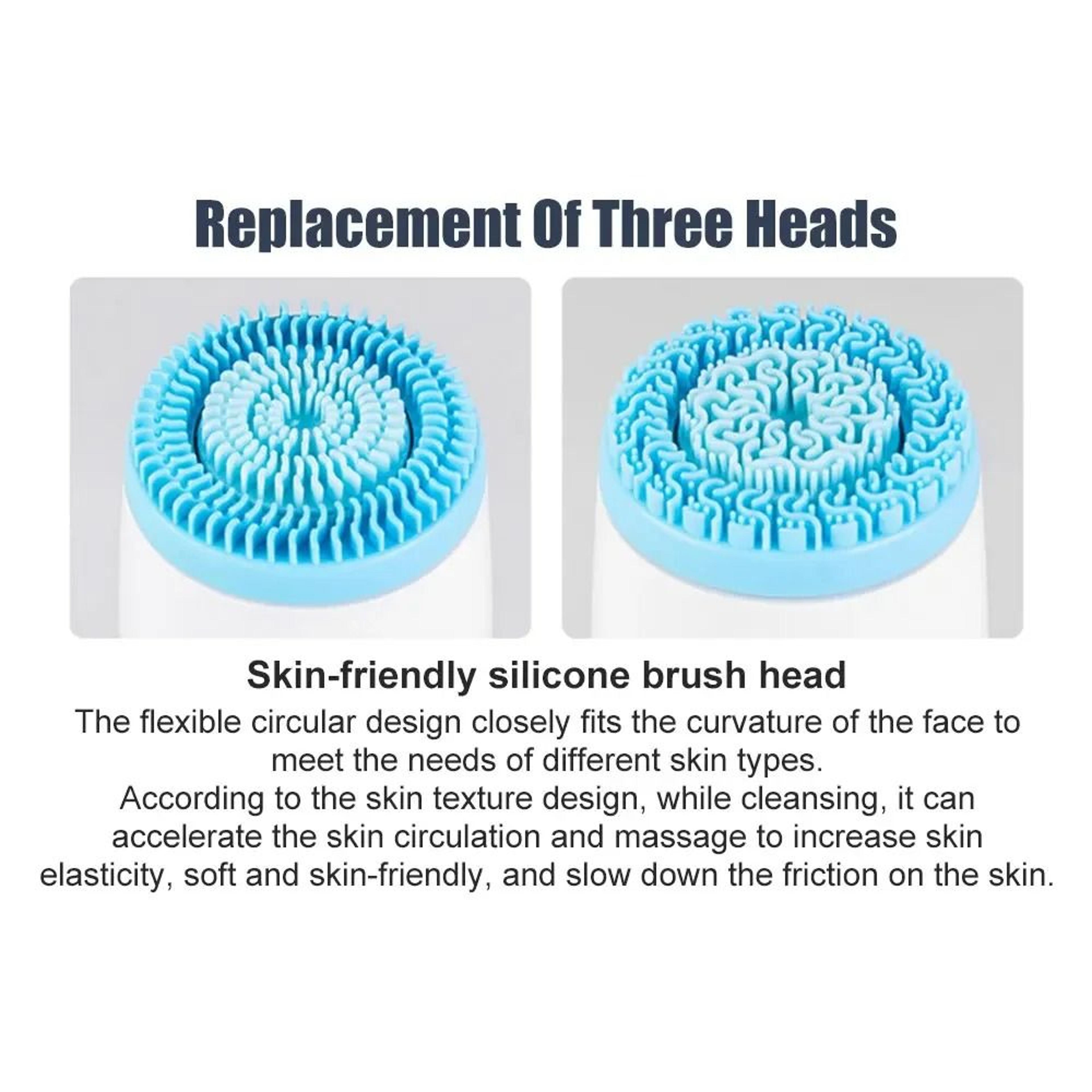 3in1 Electric Sonic Facial Cleansing Brush 2